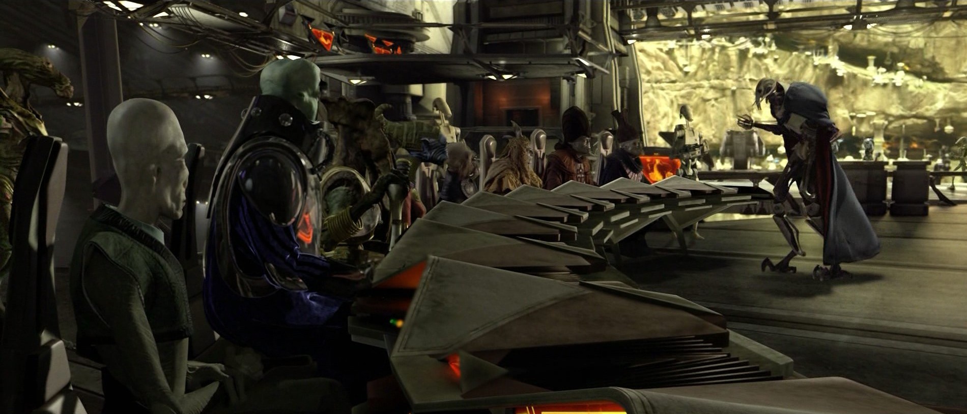 Why were no members of the Separatist council humans other than Dooku?