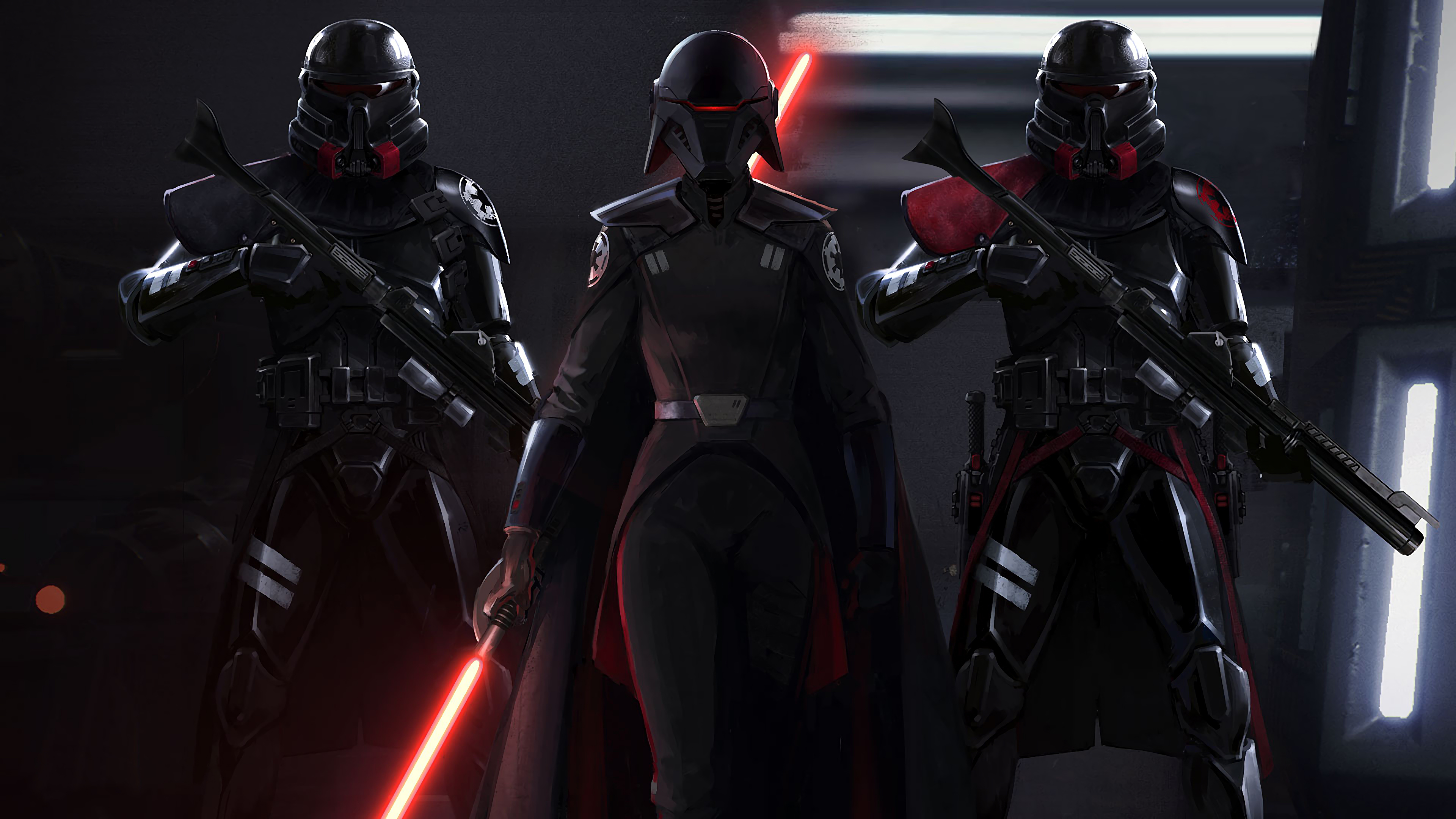 Star Wars Jedi: Fallen Order Stormtroopers 4K Wallpaper