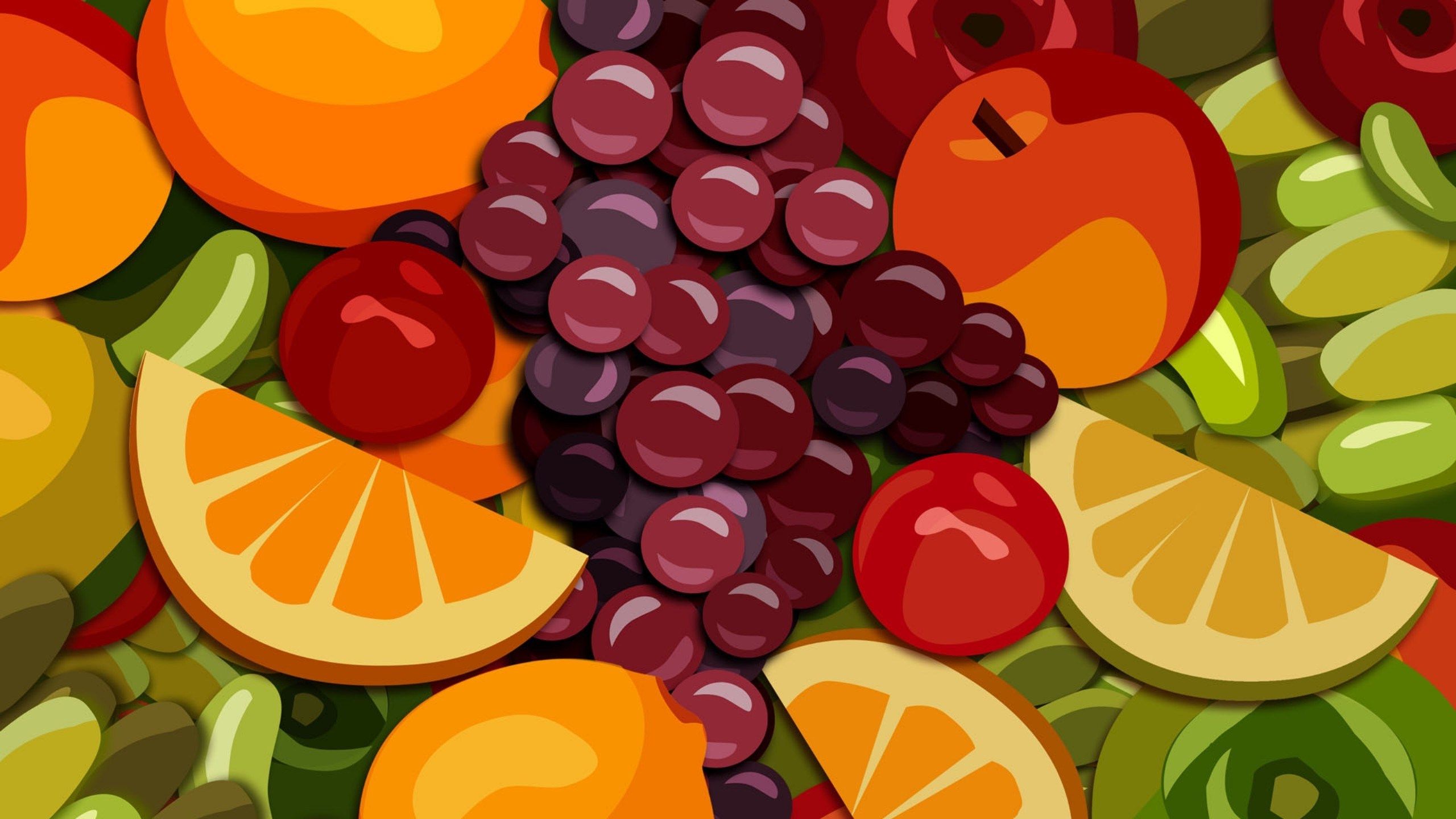 Fruit Art Wallpaper