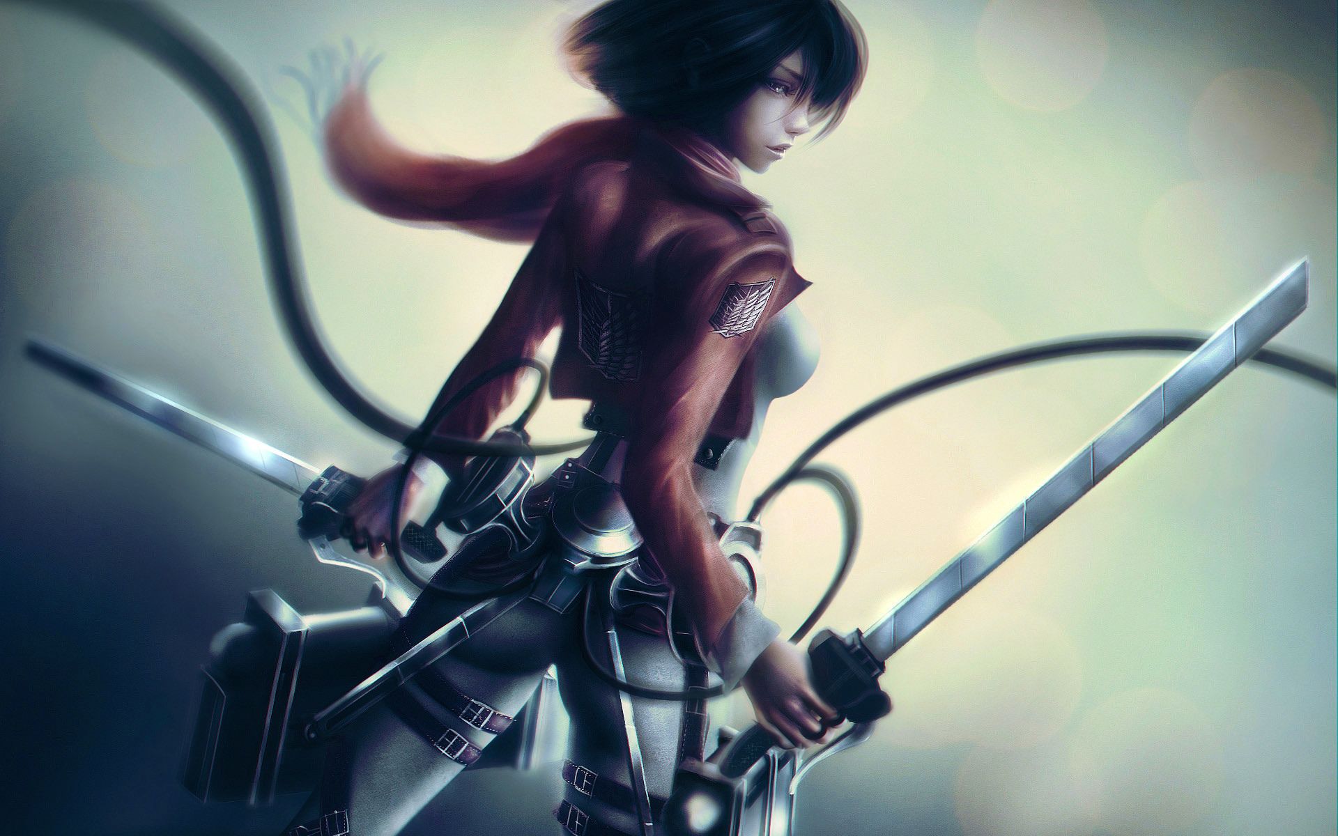 Modern Anime Samurai Girl Wallpaper.io. Anime, Fantasy girl, Attack on titan
