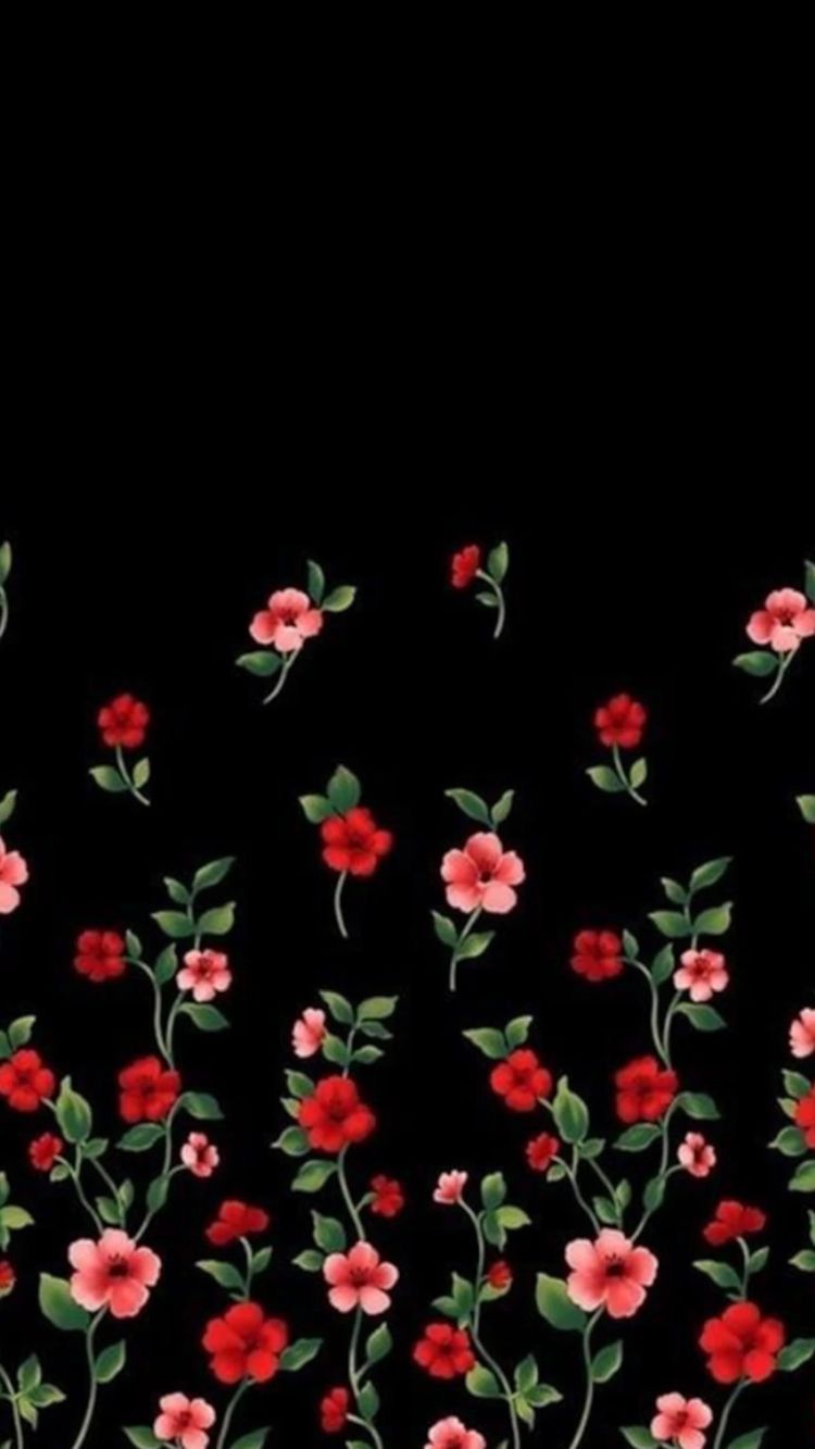 Cute Red Flower Wallpaper
