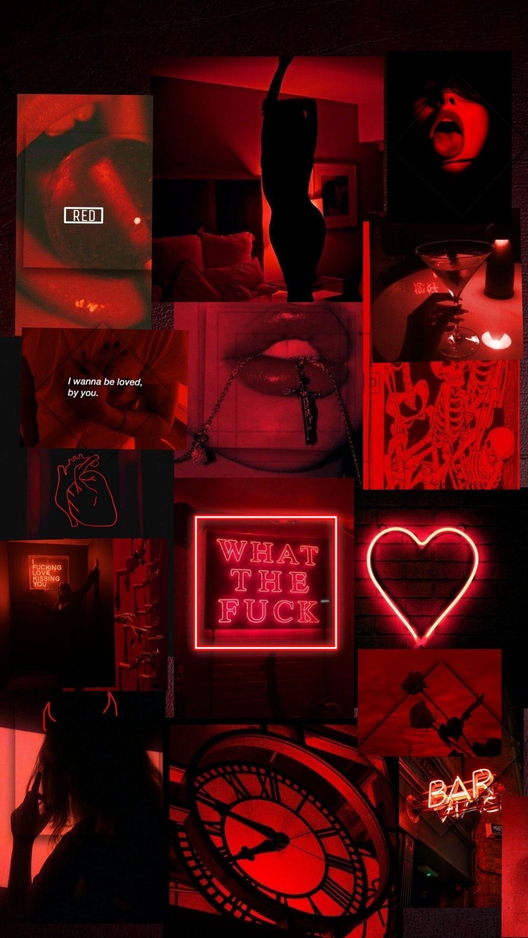 wallpaper Red. iPhone wallpaper themes, Aesthetic iphone wallpaper, Wallpaper iphone neon