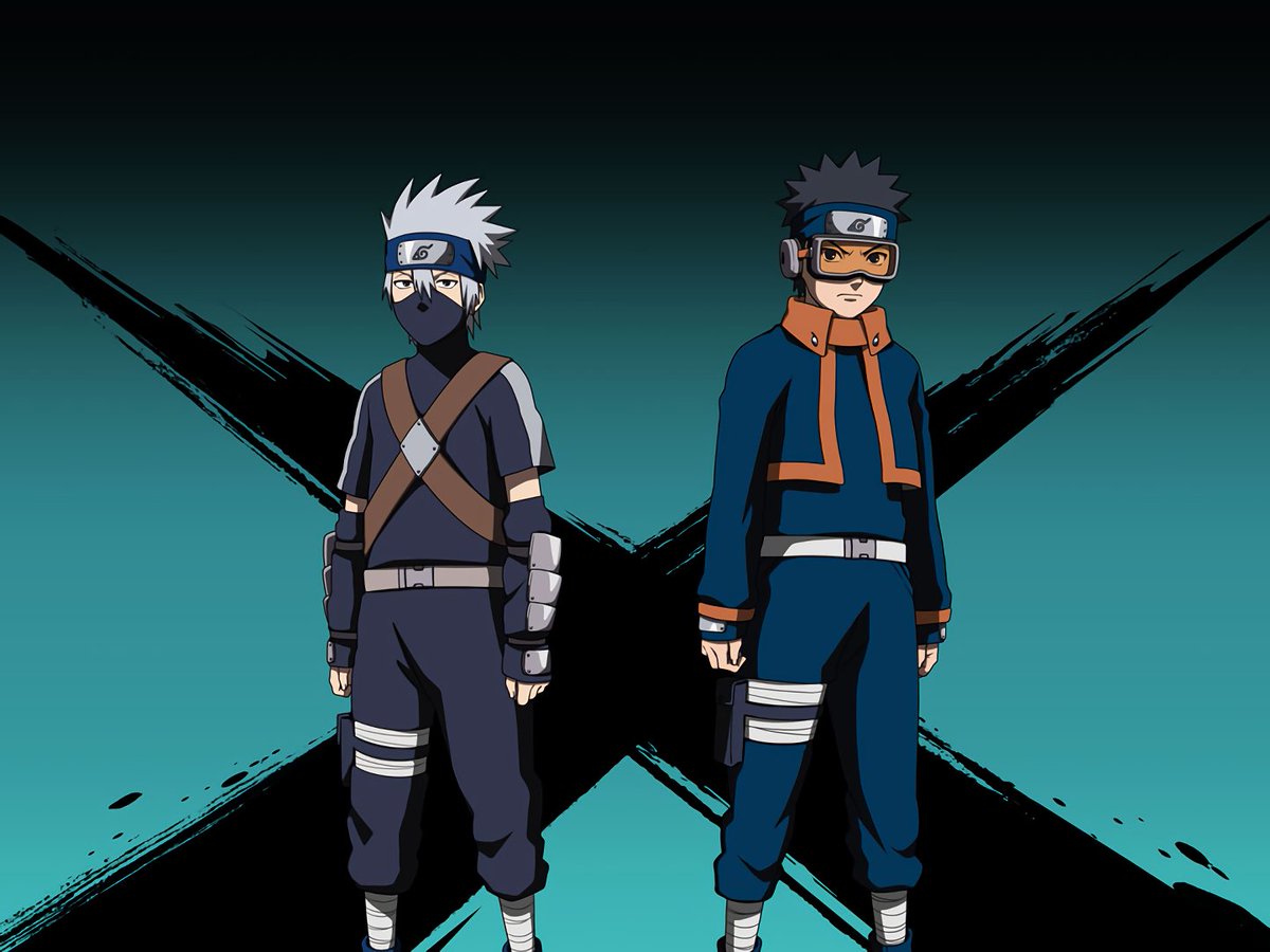 Maxiuchiha22 x Boruto Ninja Tribes UPDATE Obito x Kakashi Wallpaper #忍トラ