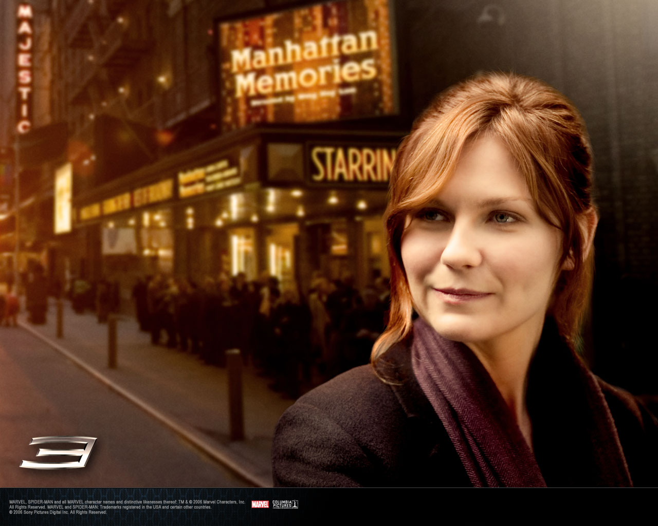 Kirsten Dunst (Mary Jane Watson) In Spider Man 3 Wallpaper Wallpaper 21245