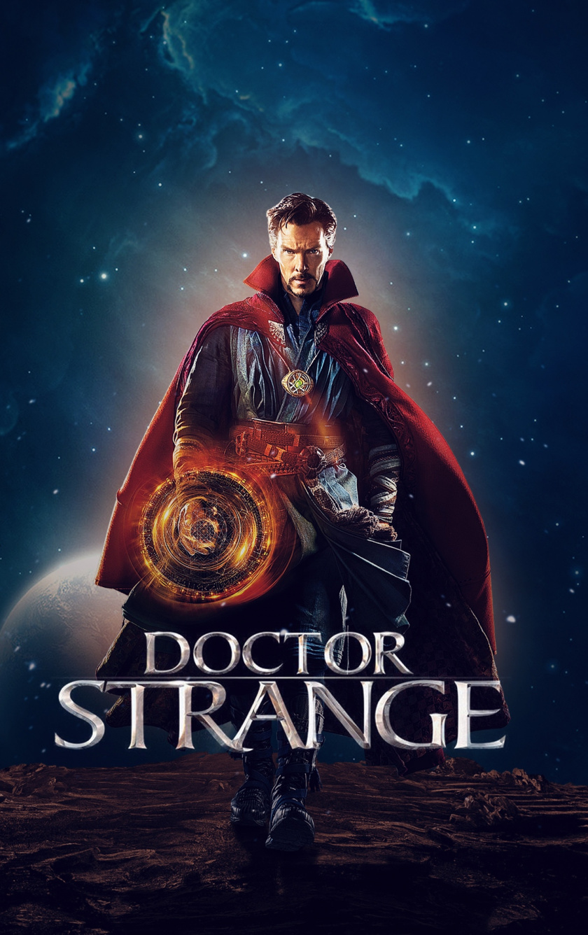 Download Doctor Strange, Benedict Cumberbatch, marvel, movie, artwork wallpaper, 840x iPhone iPhone 5S, iPhone 5C, iPod Touch