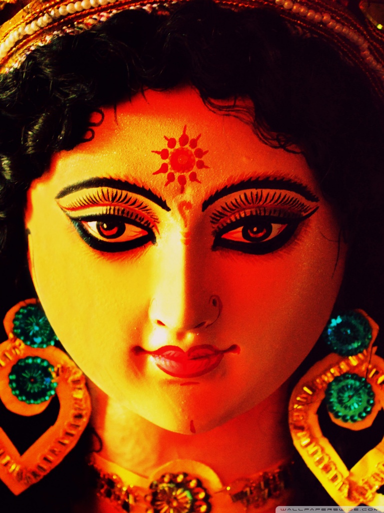 Durga Maa Face Wallpapers - Wallpaper Cave