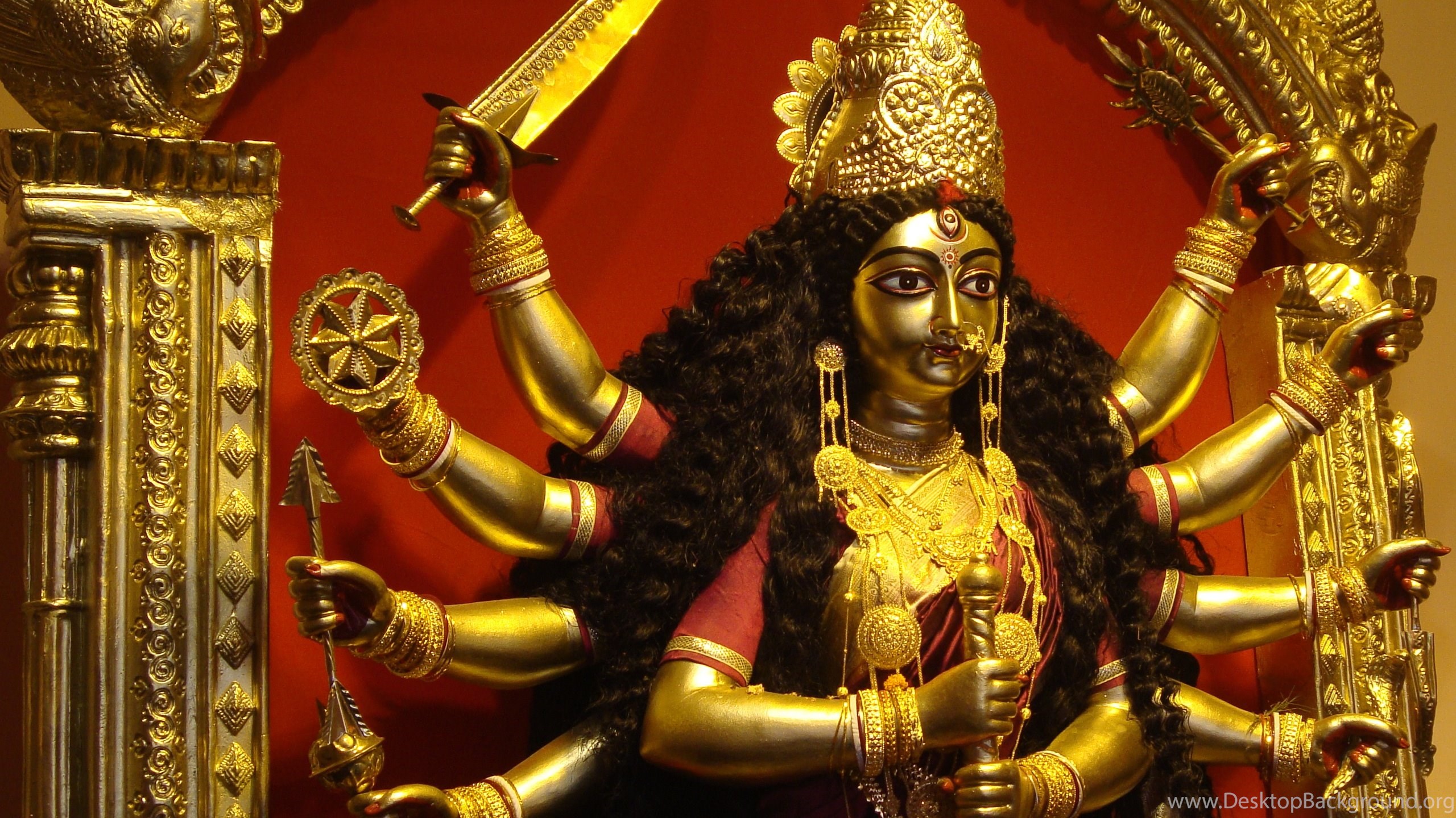 Maa Durga HD Desktop Wallpaper, Widescreen, High Definition. Desktop Background