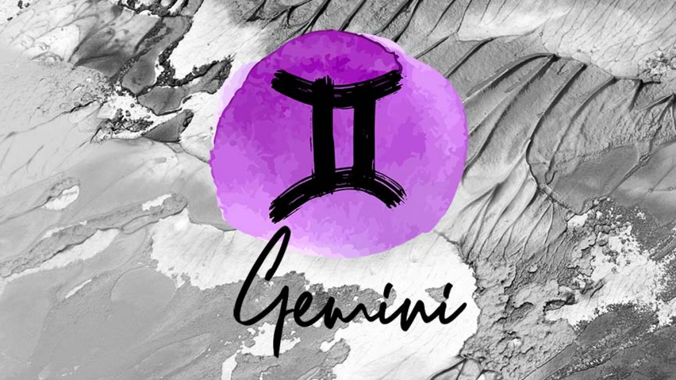 gemini wallpaper purple