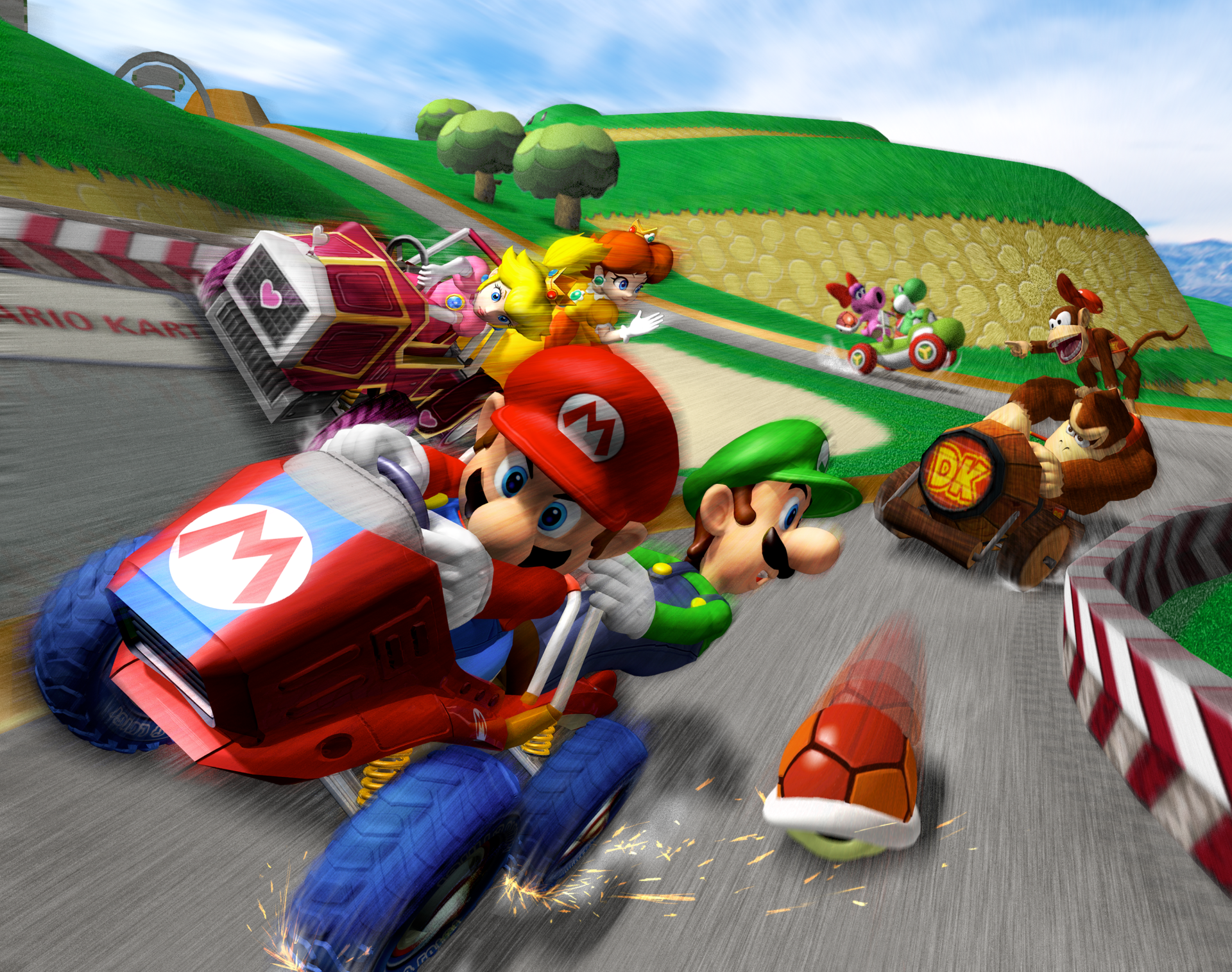 Mario Kart Double Dash Wallpaper Free Mario Kart Double Dash Background