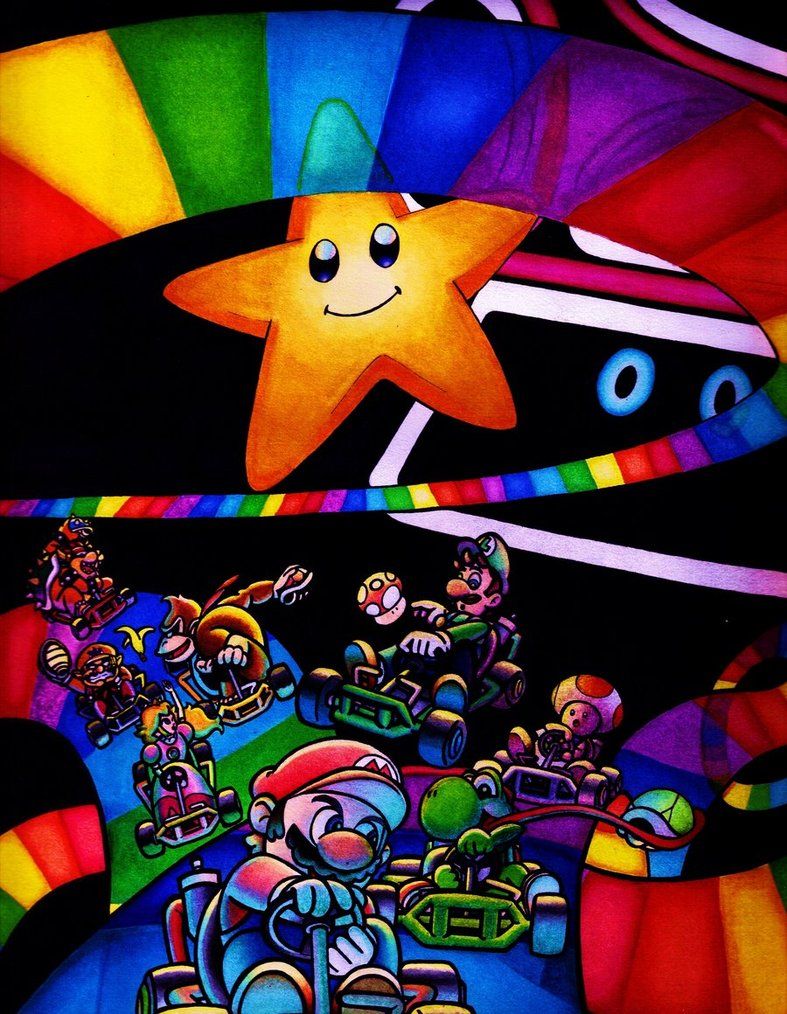 Mario Kart 64: Rainbow Road