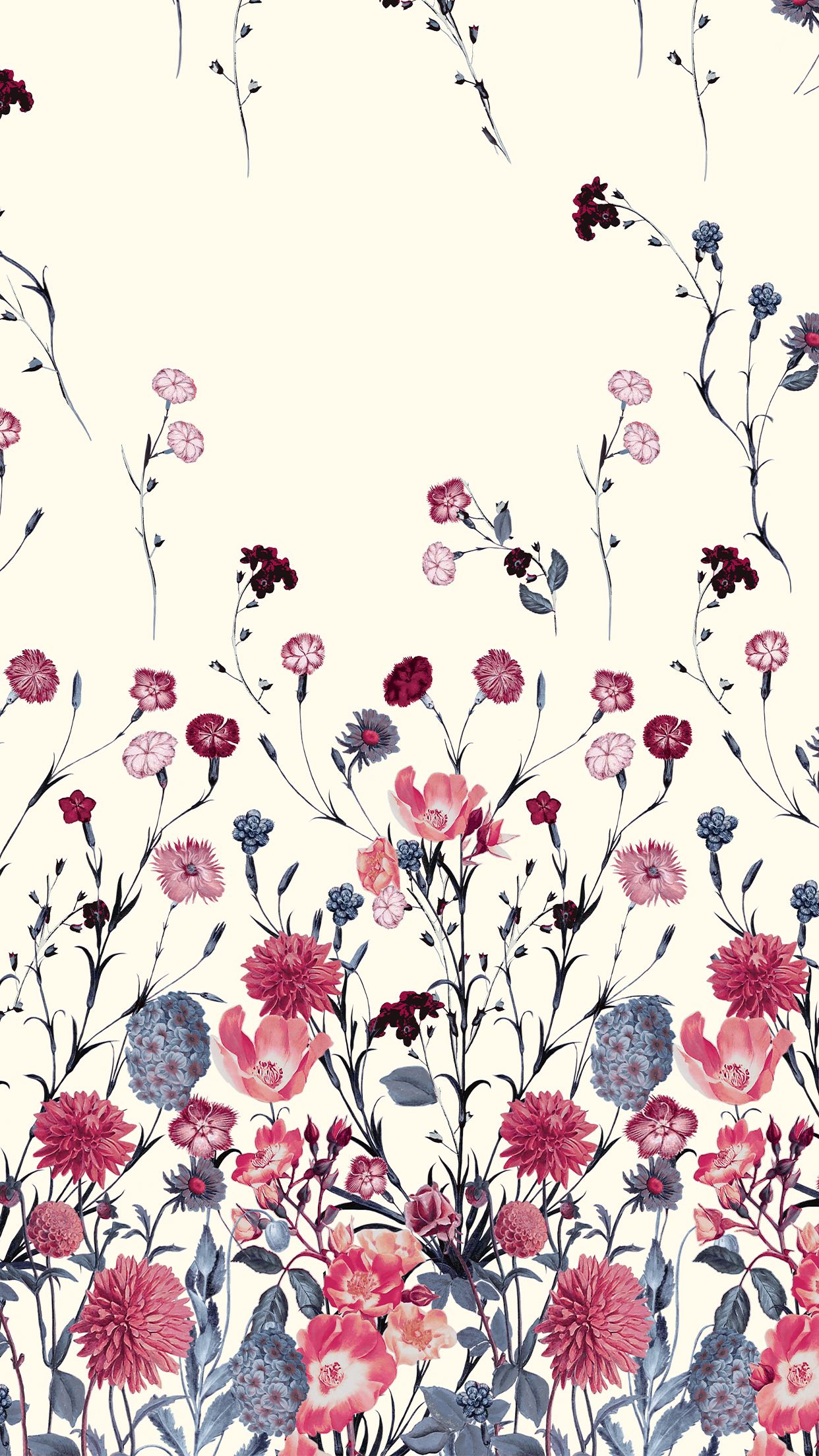 iPhone Wallpaper. Pattern wallpaper, Floral background, Flower wallpaper