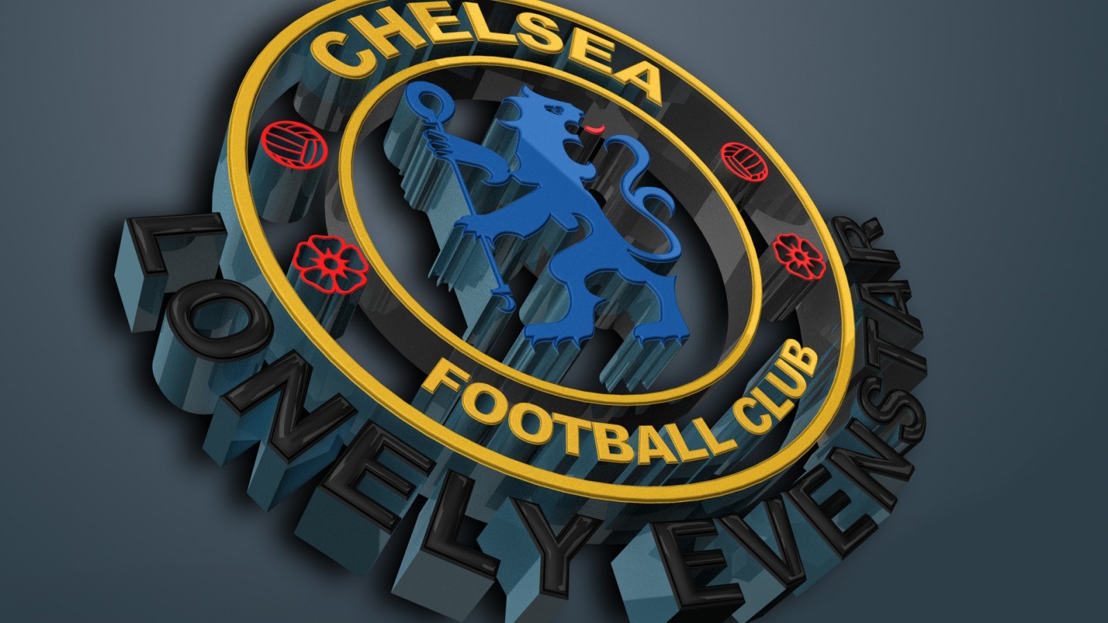 illustration, logo, Chelsea FC, brand, font. Mocah HD Wallpaper