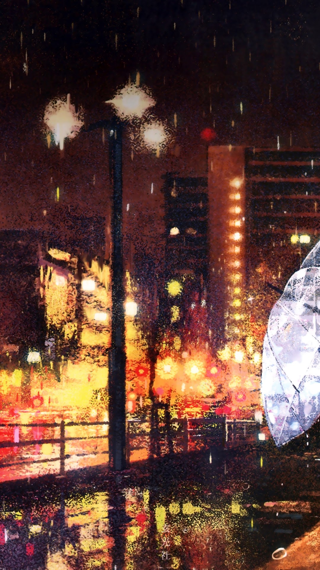 Anime, School Girl, Waiting in the Rain, 8K phone HD Wallpaper, Image, Background, Photo and Picture. Mocah HD Wallpaper
