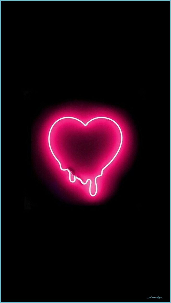 Pin By Amy James On Artwork: Hearts Neon Wallpaper, Pink Neon Neon Wallpaper