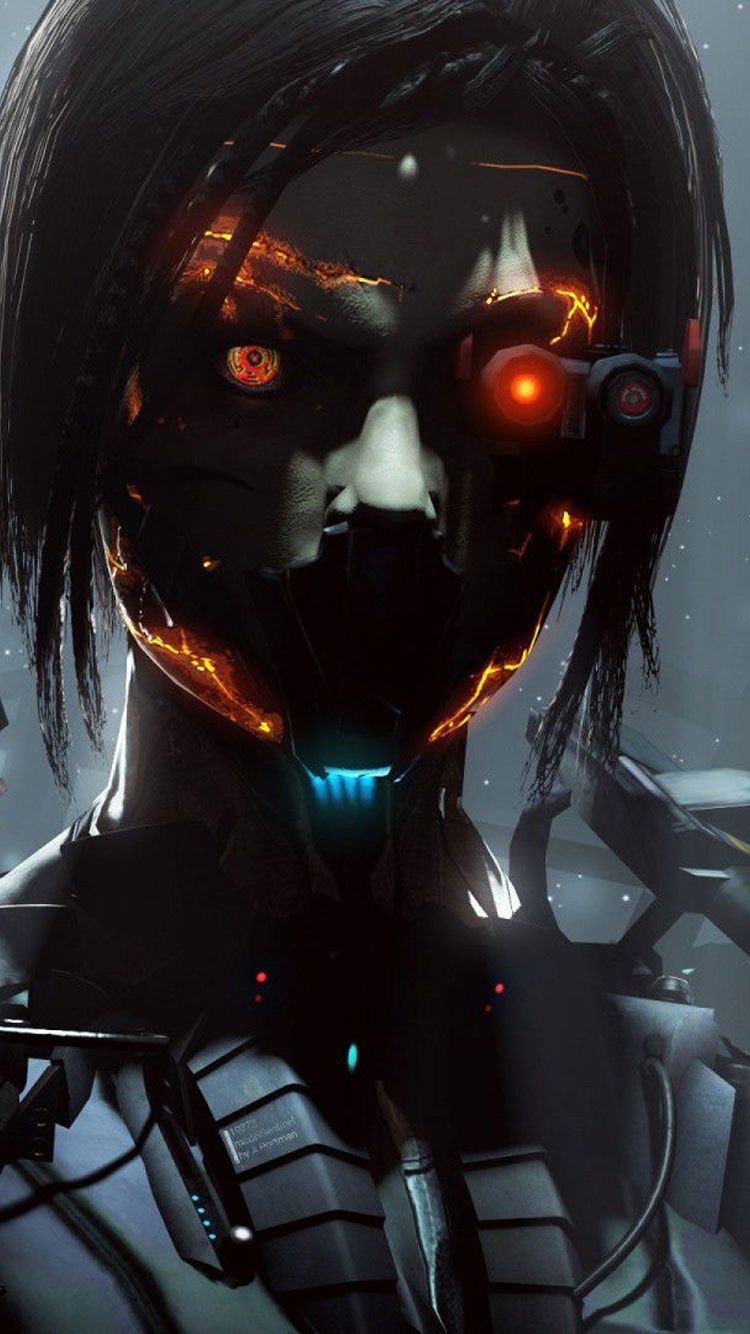 Biomech iPhone Wallpaper 8. Cyberpunk aesthetic, Cyborgs art, Cyberpunk art