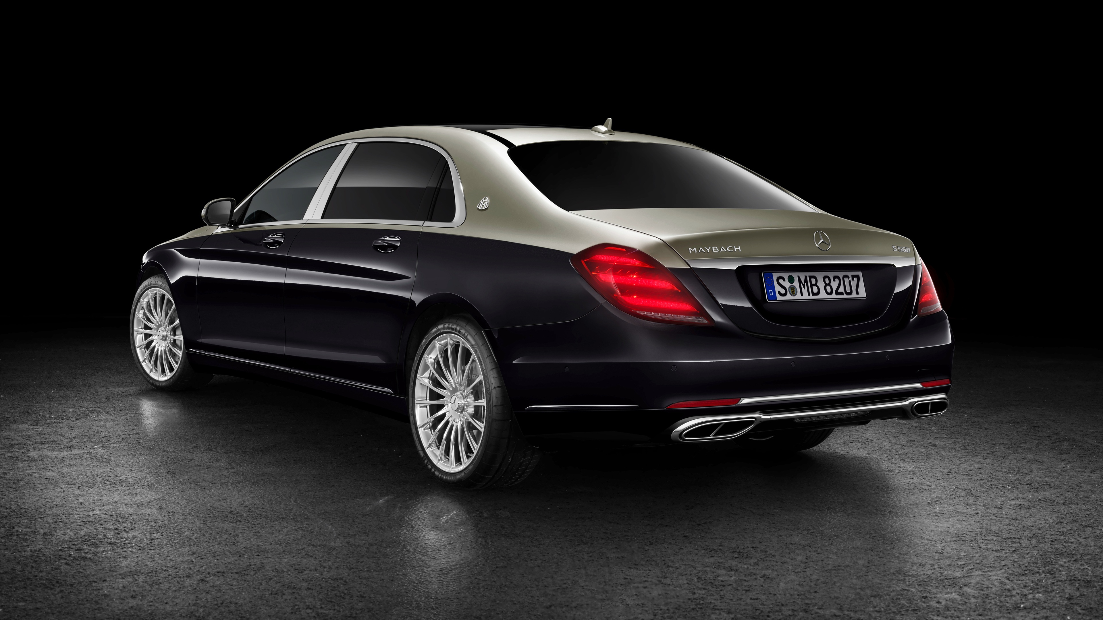 Wallpaper 4k Mercedes Benz Maybach S 560 2018 Rear Wallpaper