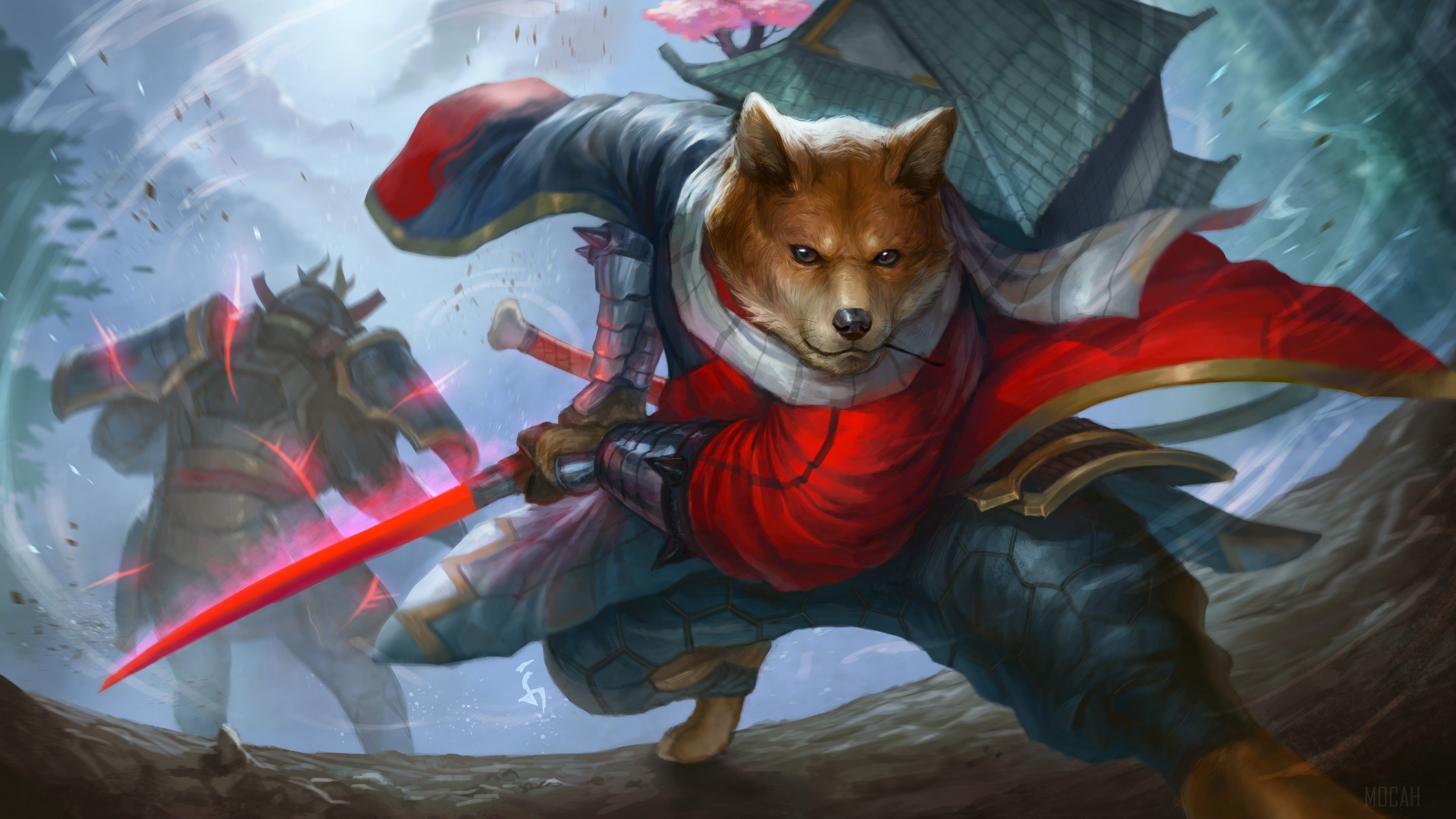 Samurai Dog Wallpapers - Wallpaper Cave