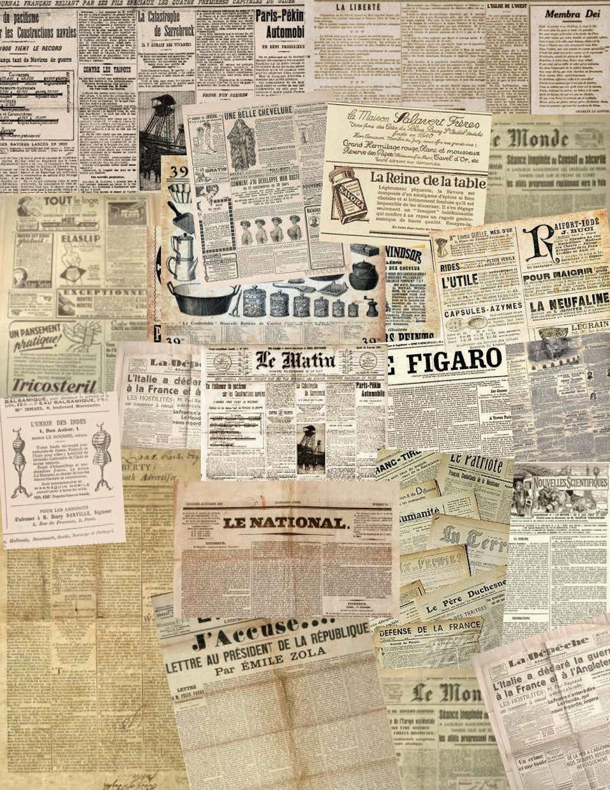 Old newspaper collage sheets for your projects. Newspaper collage, Newspaper wallpaper, Old newspaper