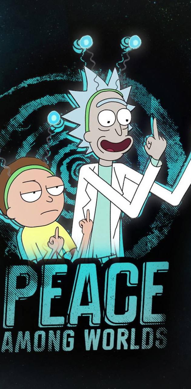 Rick and morty middle finger HD wallpapers  Pxfuel