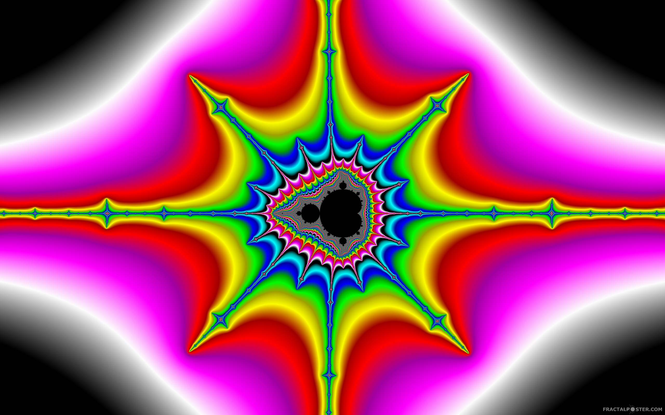 Rainbow Stuff fractal image by cssjem. HD Wallpaper, posters, comments and rates