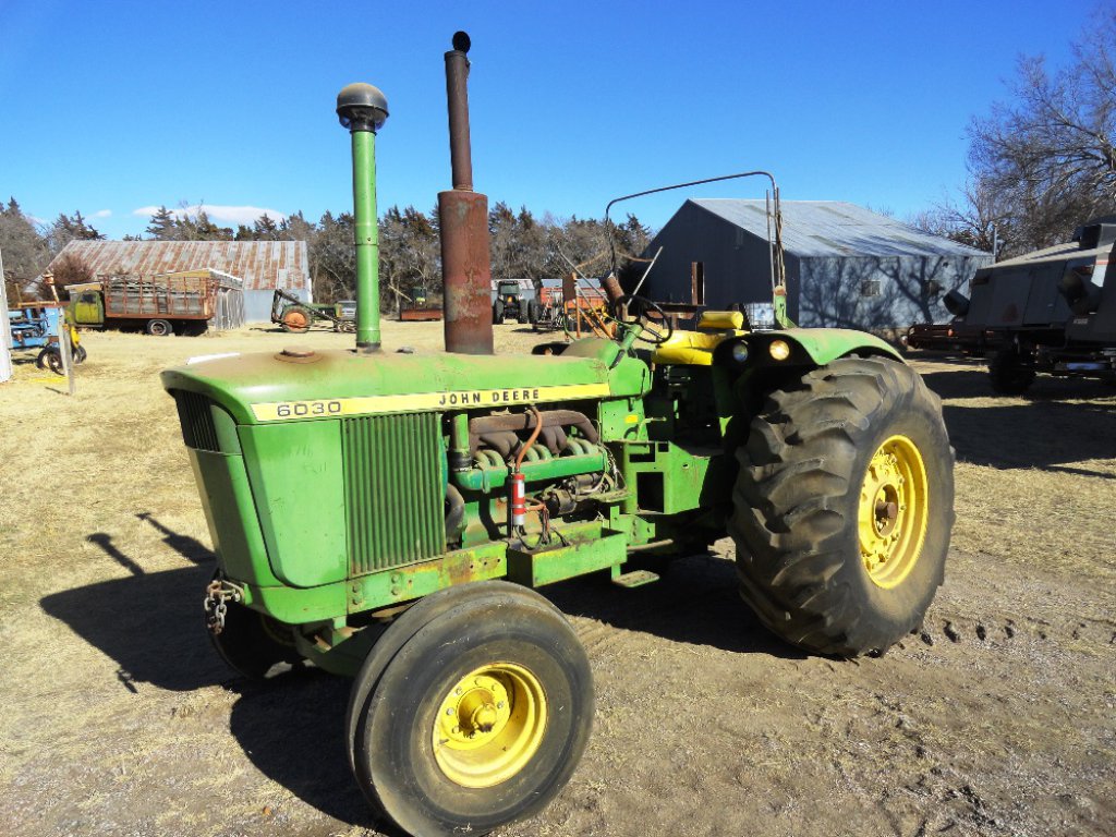 John Deere 6030 Sold for Near Record Price on Kansas Auction Yesterday