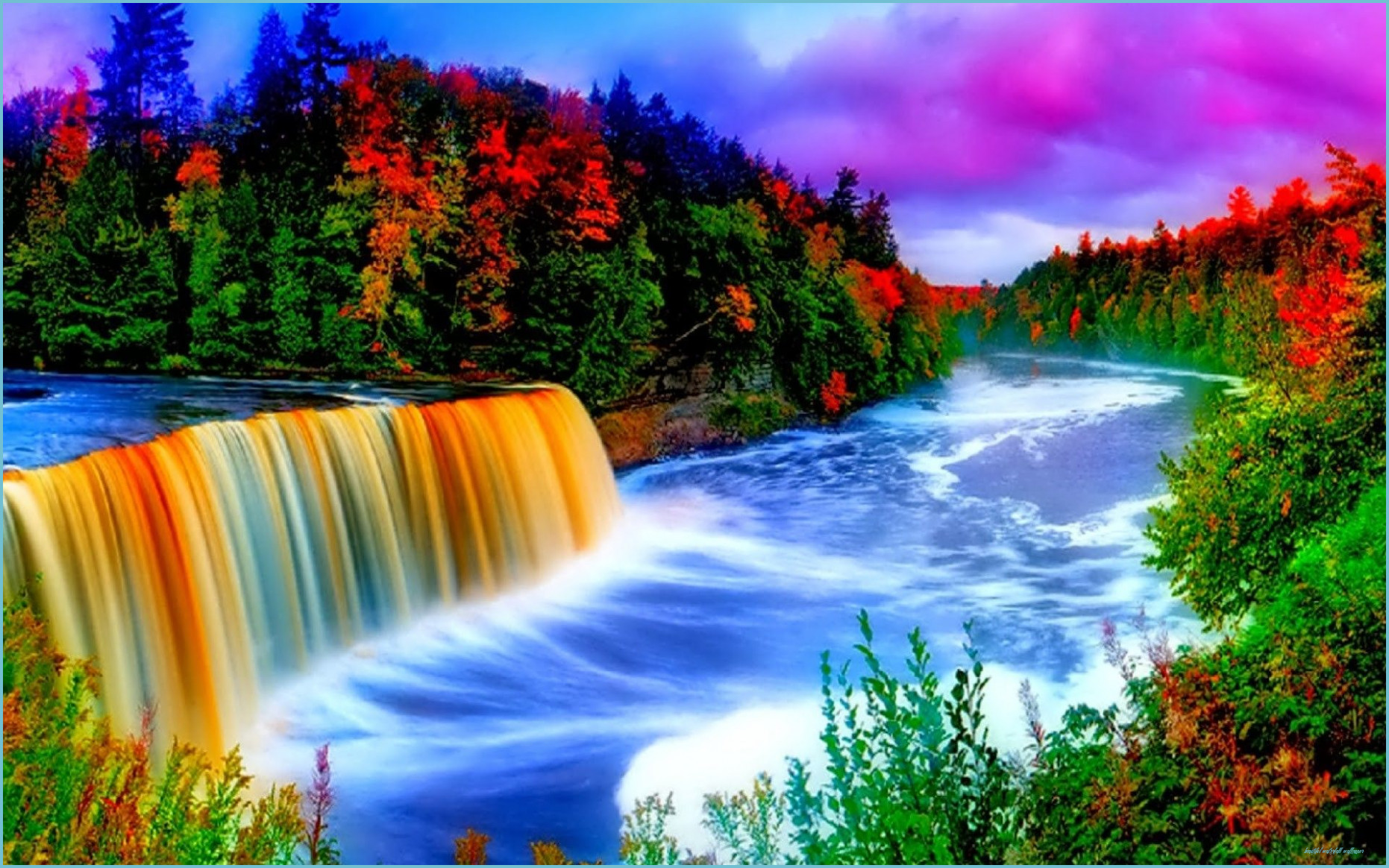 ♥﻿ღೋƸ̵̡Ӝ̵̨̄Ʒღೋ♥ Beautiful Nature Scenes, Waterfall Waterfall Wallpaper