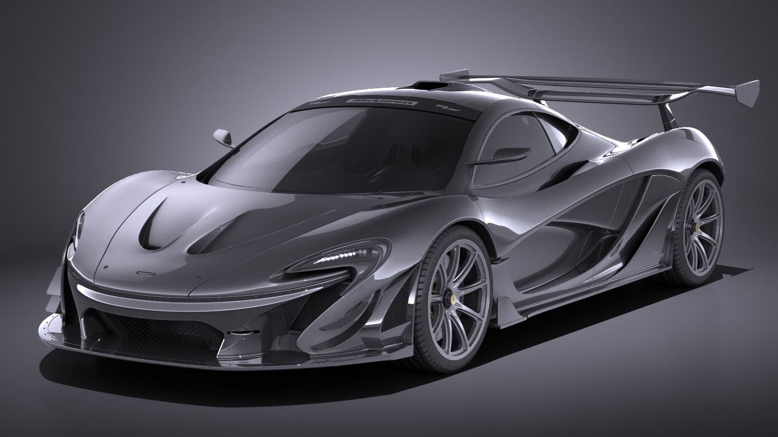 McLaren P1 LM 2018 3D Model