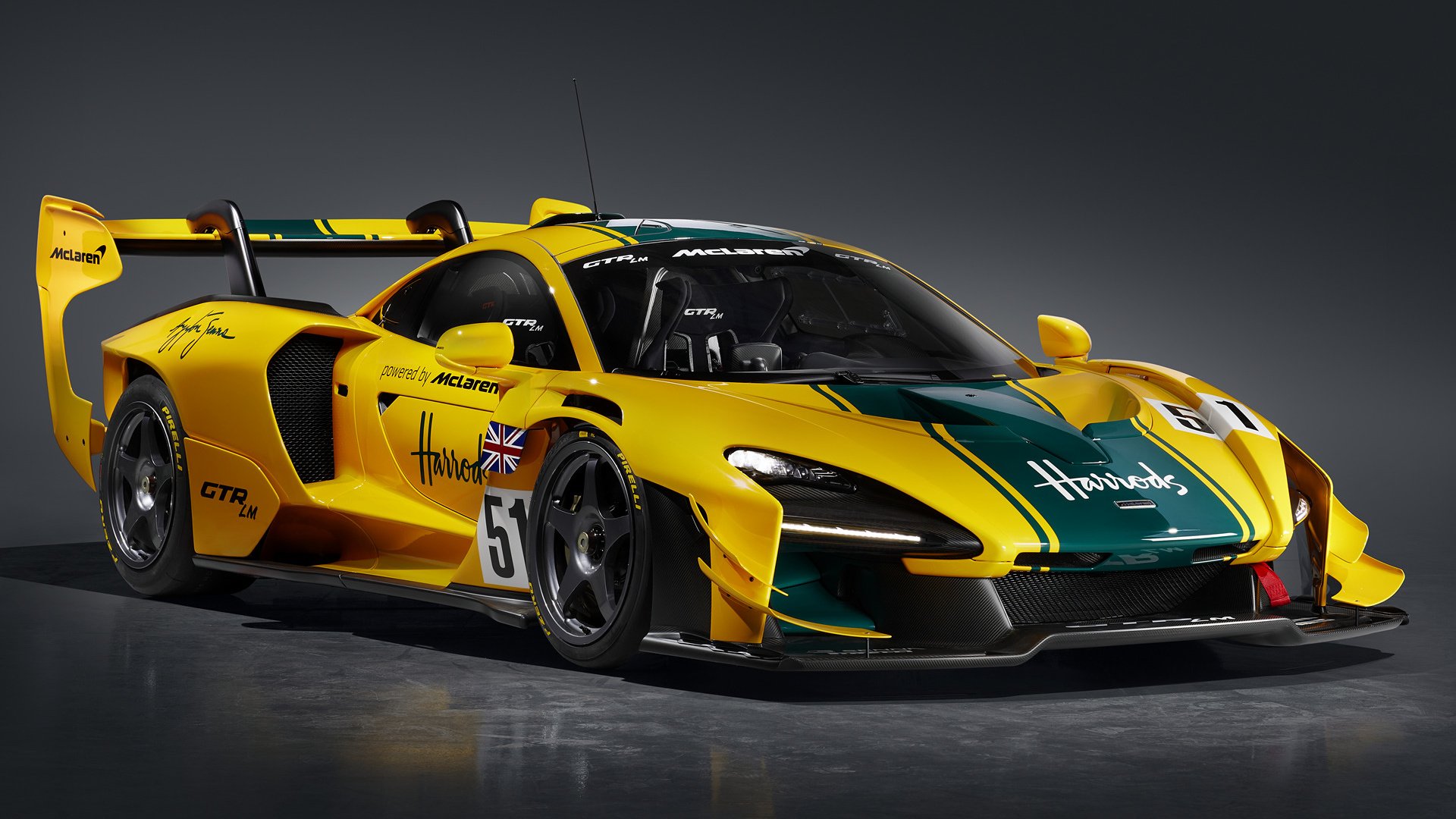 McLaren Senna GTR LM 825 6 Harrods HD Wallpaper