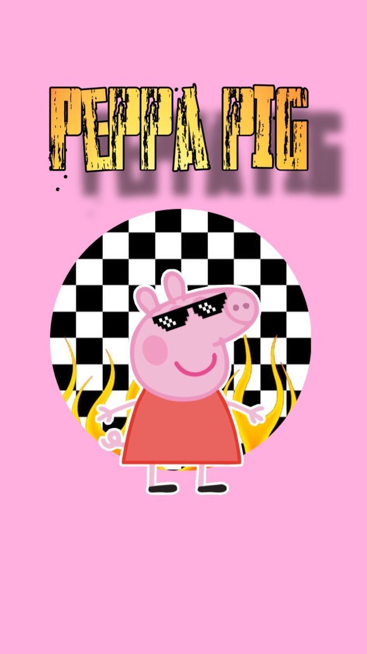 Memes Wallpaper iPhone Peppa. Peppa pig wallpaper, Pig wallpaper, Peppa pig