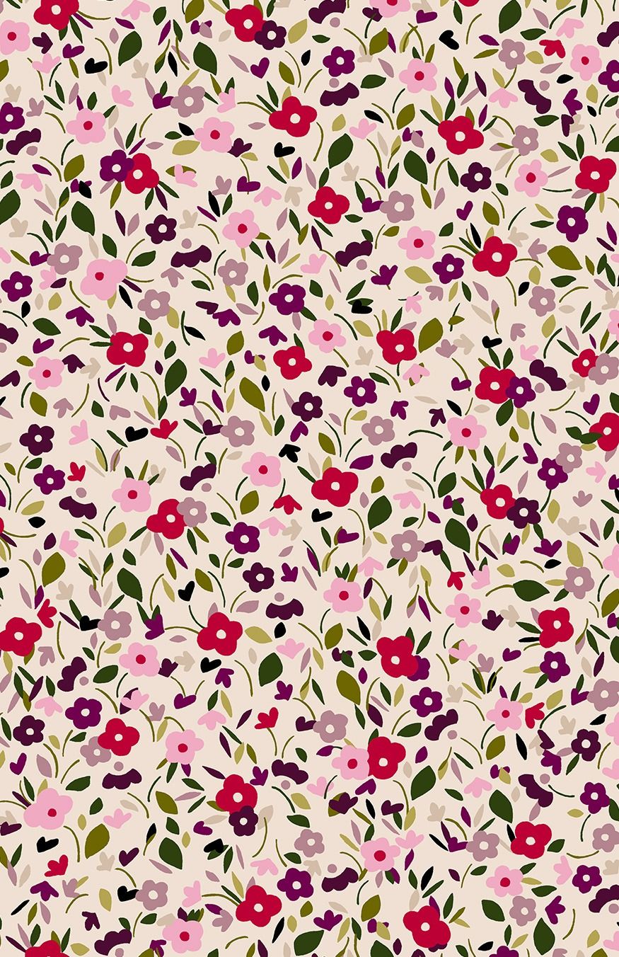 Small Illustrated Flowers. Prints, Pattern wallpaper, iPhone background
