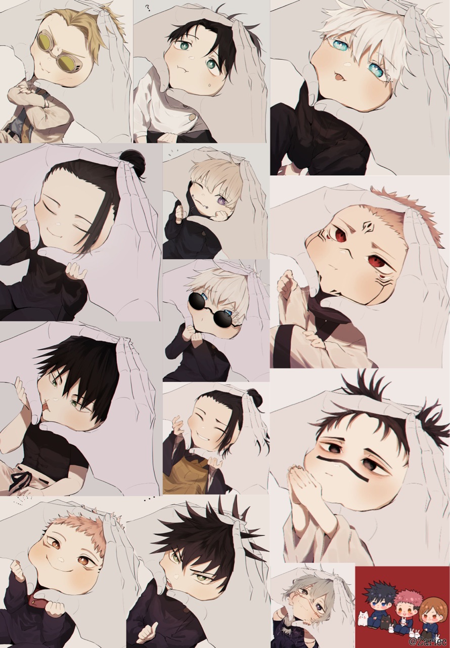 Jujutsu Kaisen wallpaper chibi edit