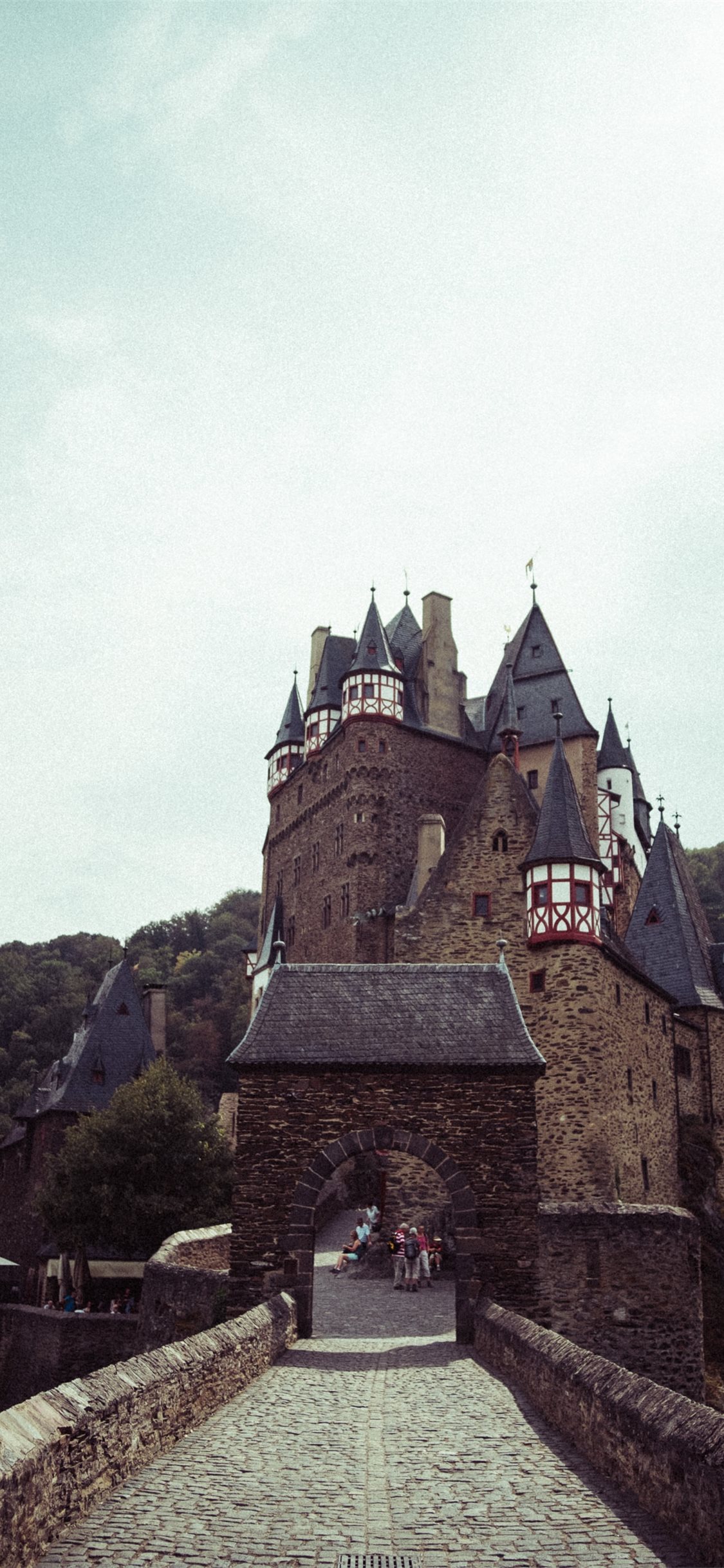 We visited the castle eltz An impressive castle iPhone X Wallpaper Free Download