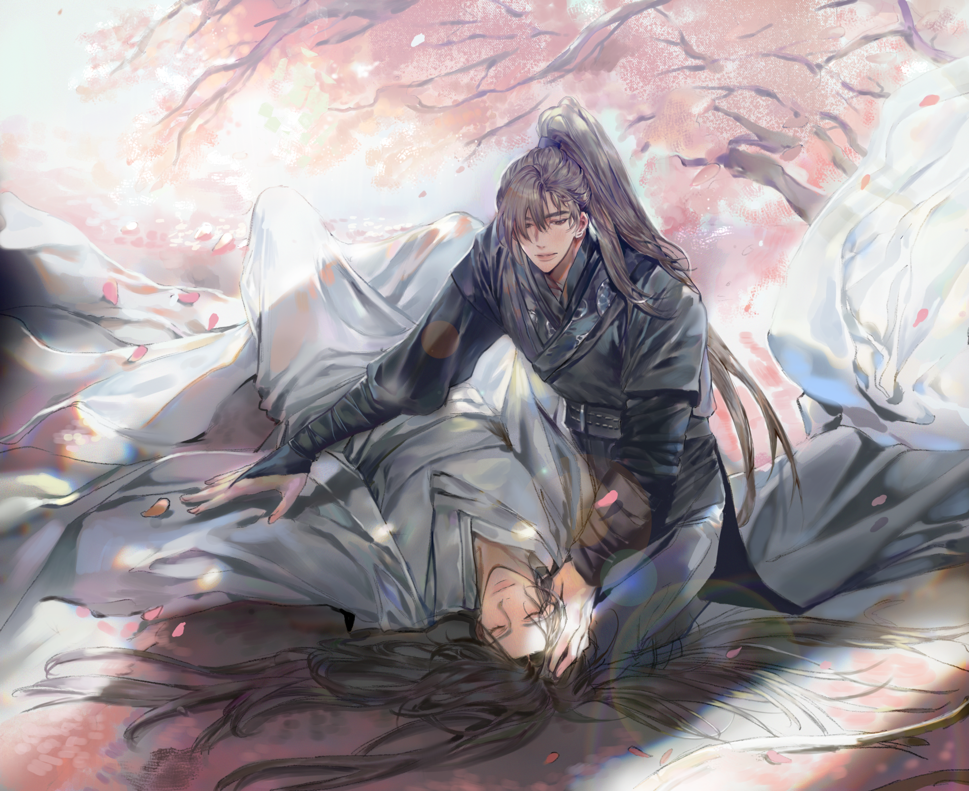 The Husky And His White Cat Shizun 4k Ultra HD Wallpaper