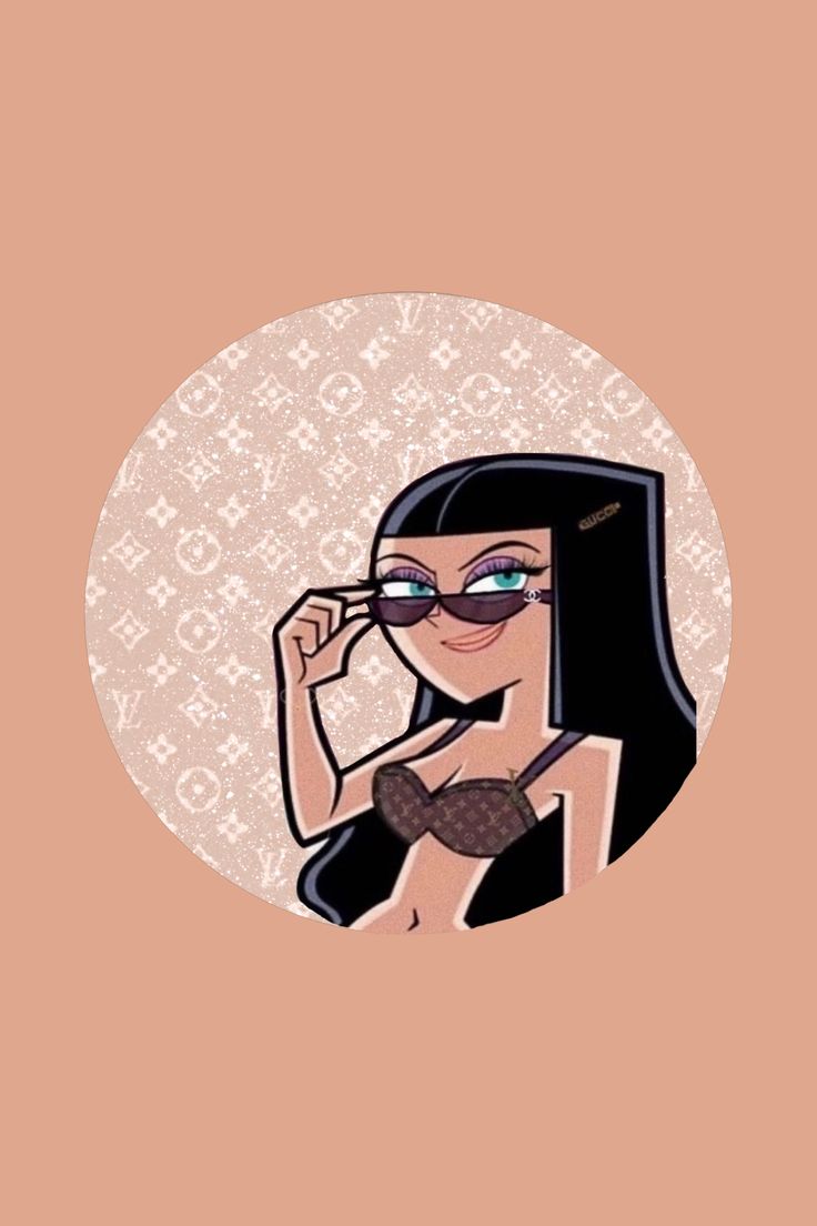 lv cartoon girl. Cartoon wallpaper, Cartoon profile pics, Instagram cartoon