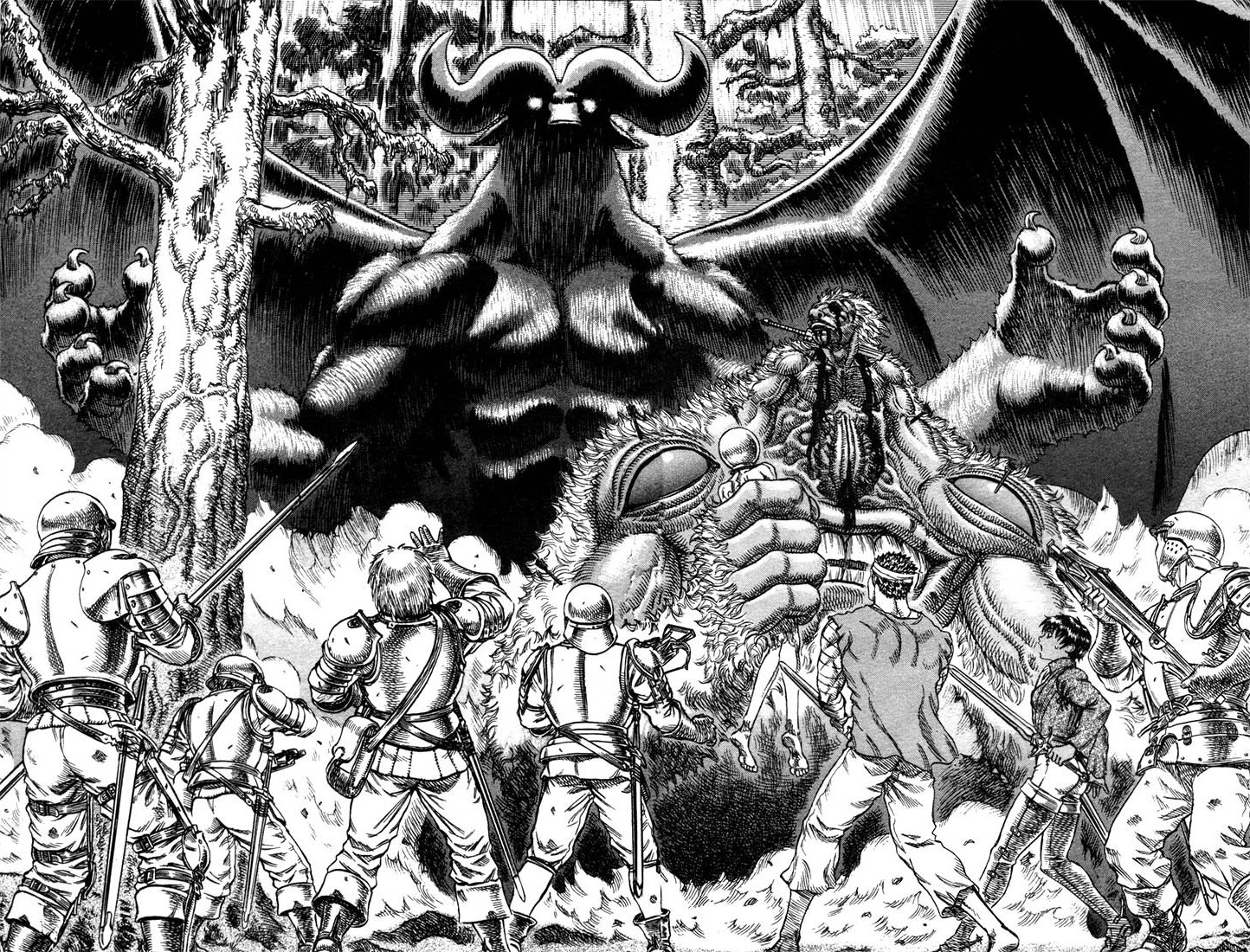 kentaro miura berserk zodd guts wallpaper