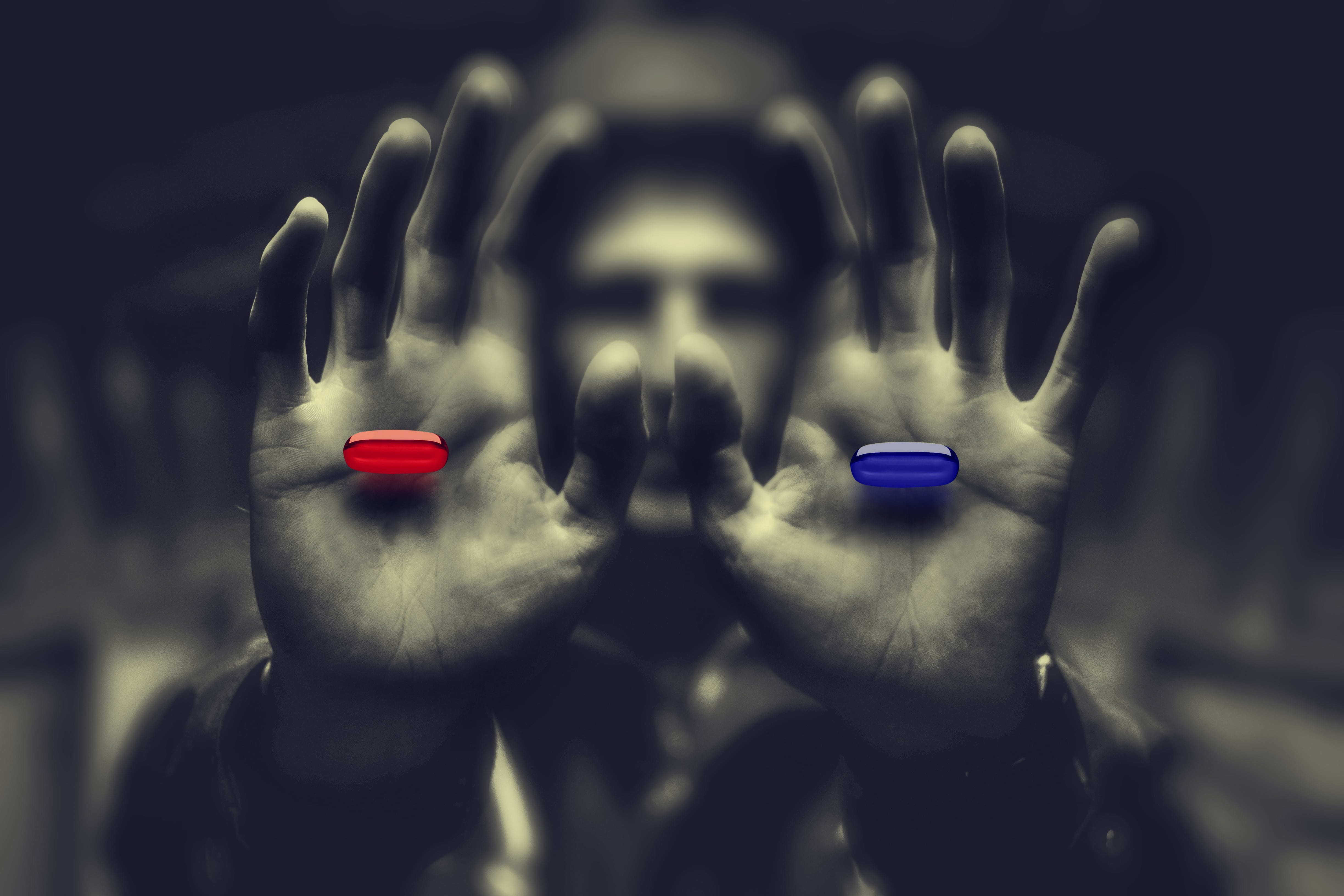 pílula vermelha e a pílula azul