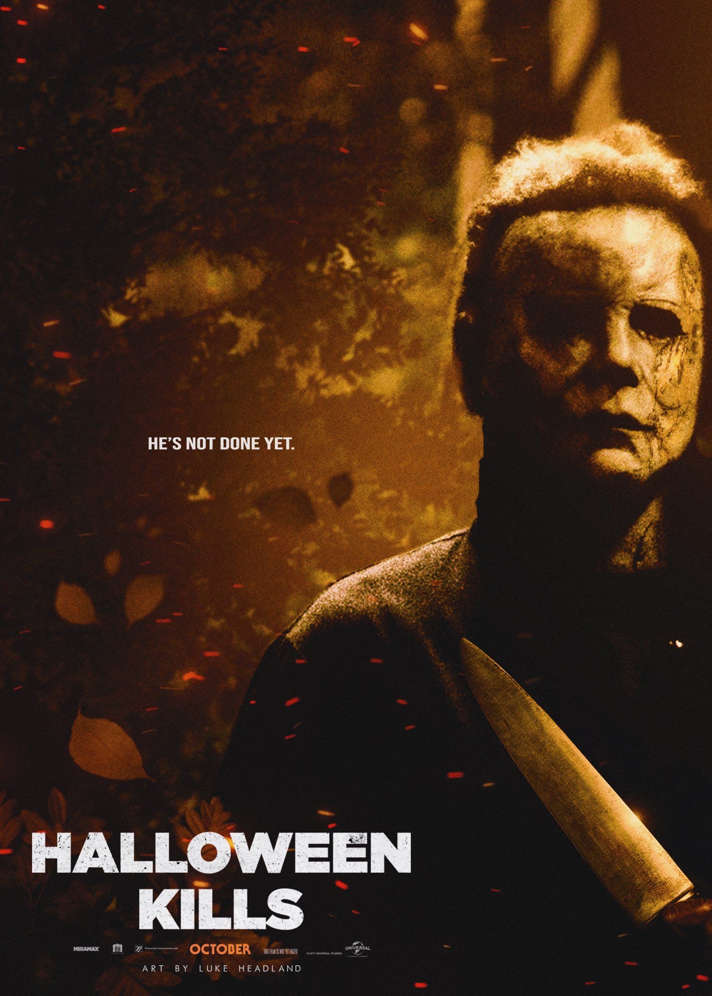 Halloween Kills (2021) [1464 2048] by Luke Headland. Upcoming horror movies, Michael myers halloween, Halloween movie poster
