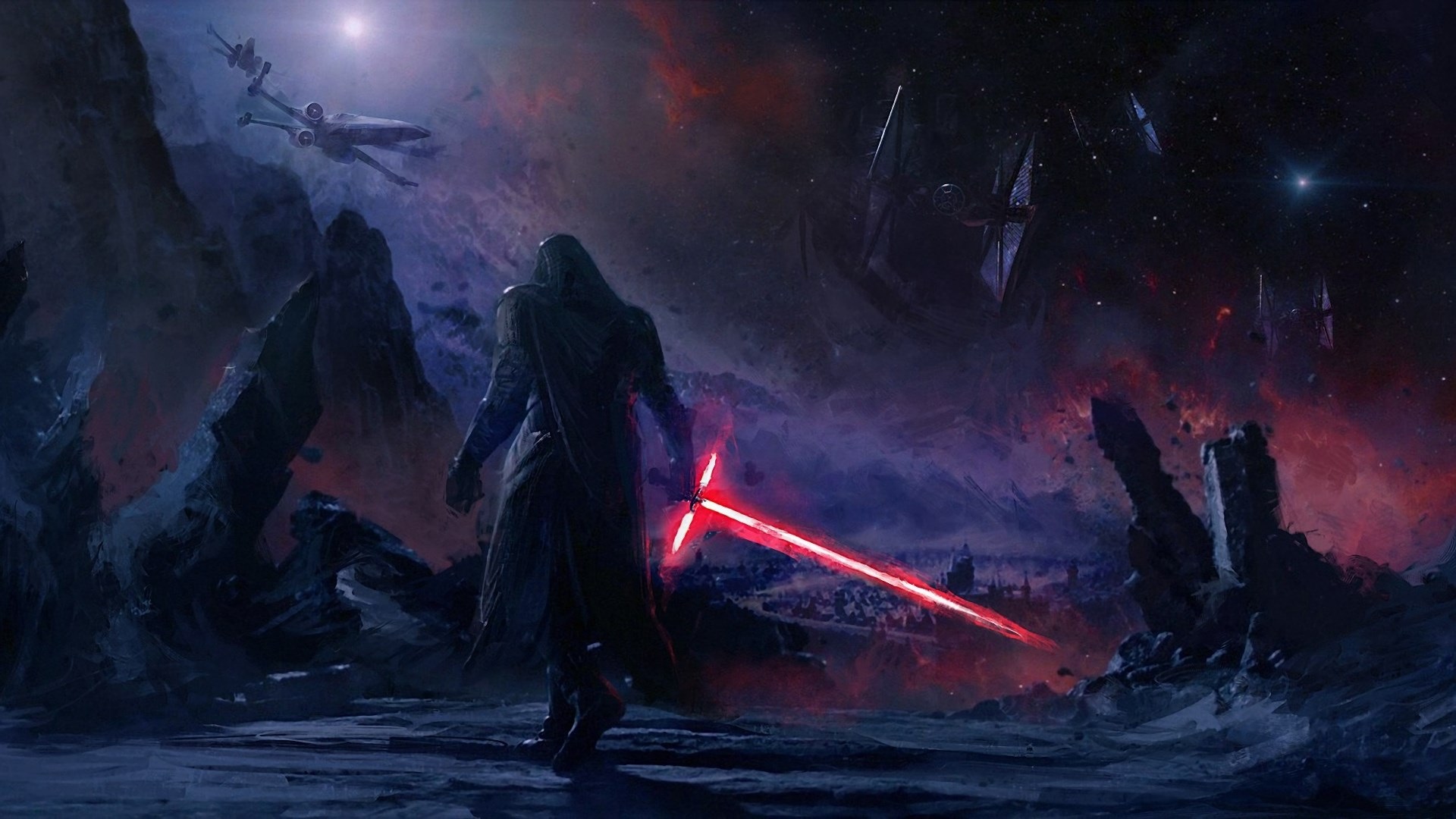 1920x1080 kylo ren download HD wallpaper for desktop. Mocah HD Wallpaper
