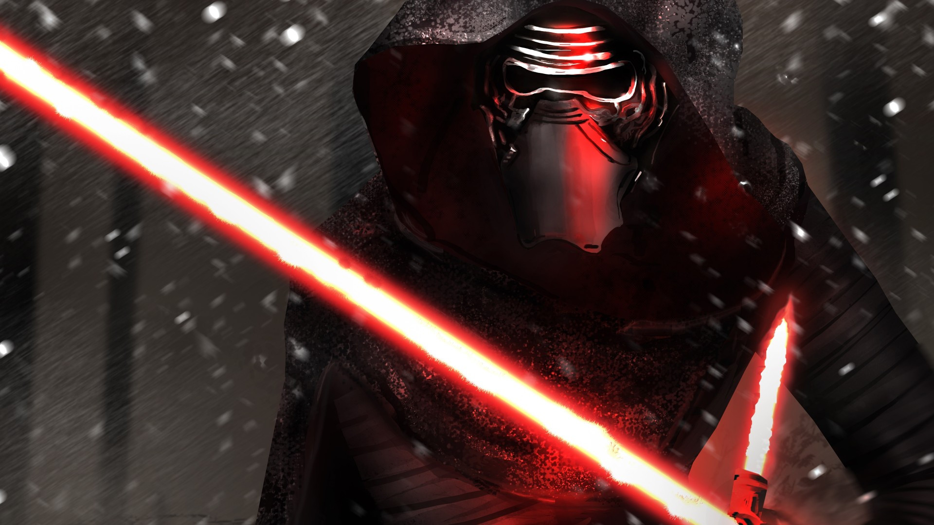 Download 1920x1080 Kylo Ren, Digital Art Wallpaper for Widescreen