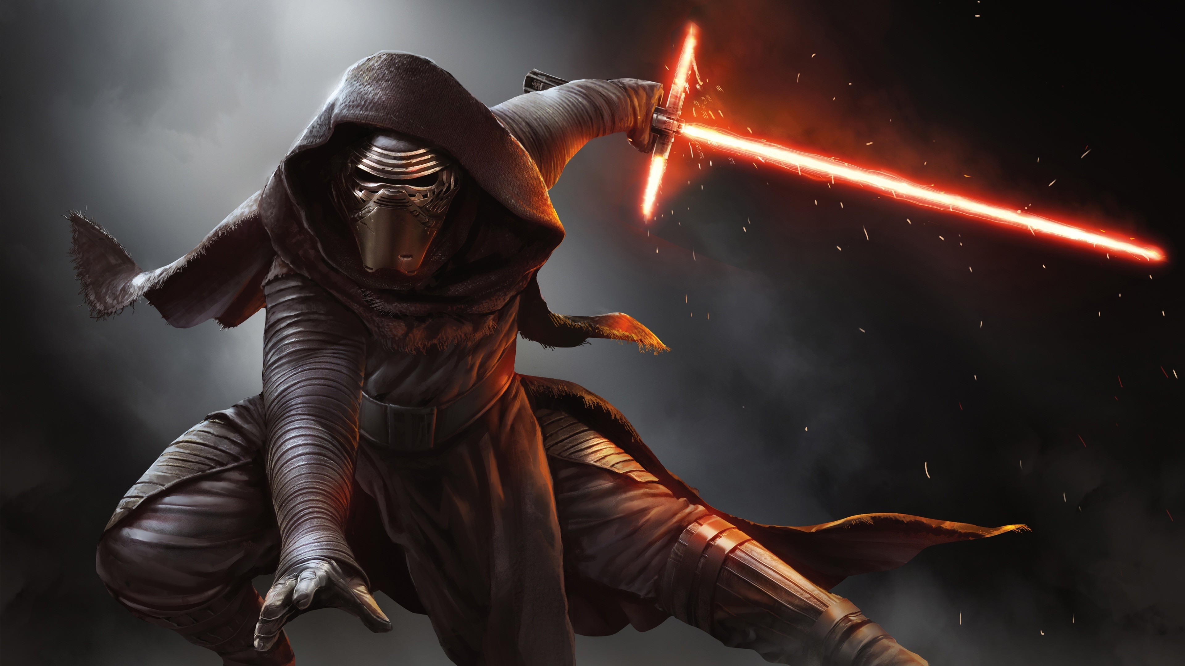 Kylo Ren, Star Wars, Lightsaber Wallpaper HD / Desktop and Mobile Background