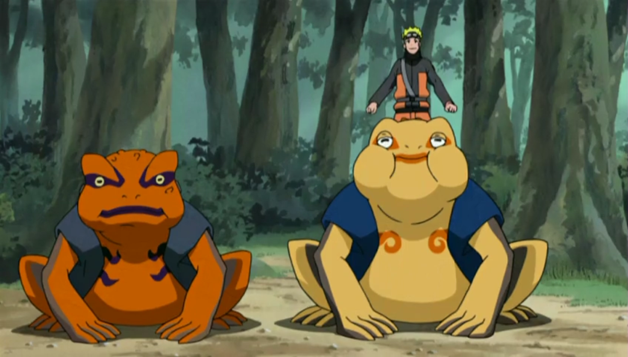 Gamakichi, Gamatatsu, & Naruto. Naruto summoning, Anime naruto, Anime