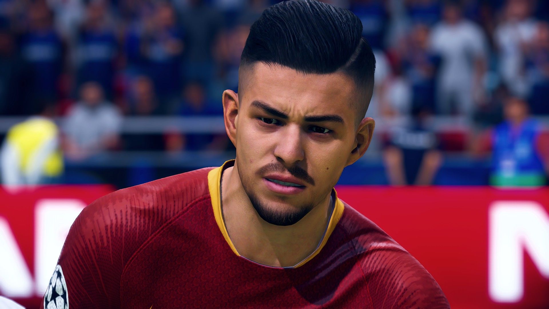 Lorenzo Pellegrini Face Tattoo