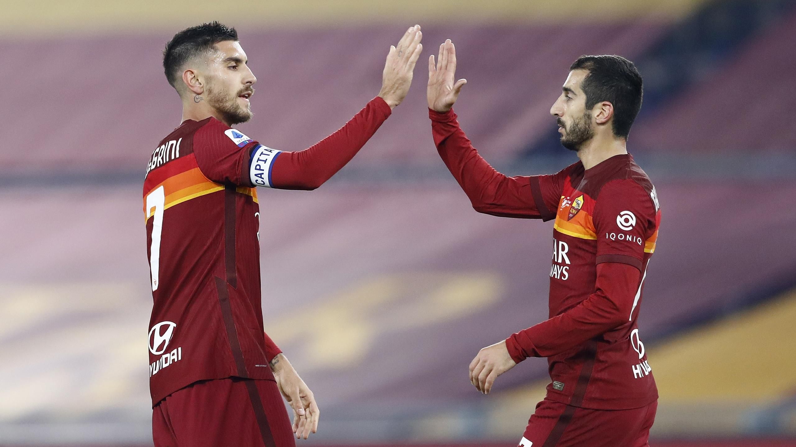 Serie A Mkhitaryan and Lorenzo Pellegrini combine to send Roma fourth with Torino win