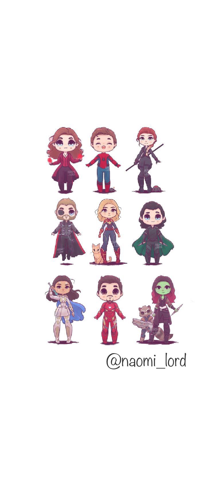 Naomi Lord Marvel Wallpaper. Avengers drawings, Cute cartoon drawings, Cute drawings