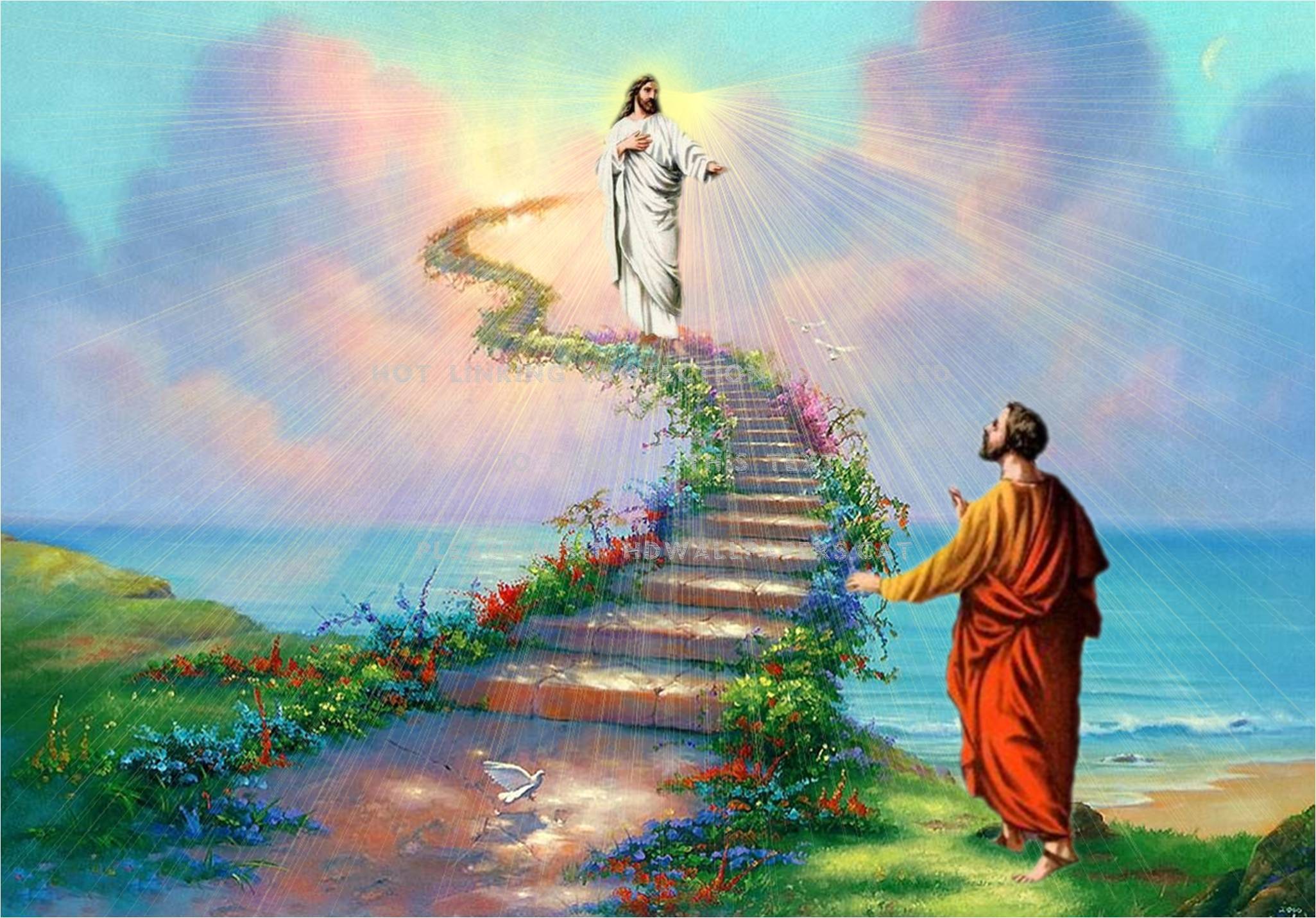 stairway to heaven god love jesus abstract