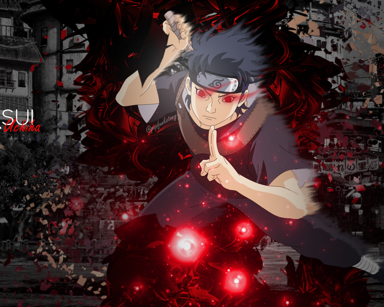 Download Shisui Uchiha's Sharingan Wallpaper