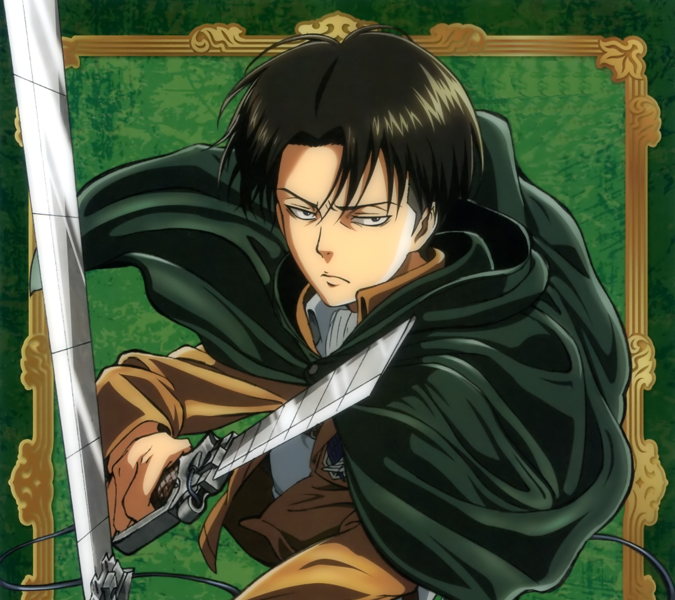 Shingeki no Kyojin.Levi (Rivaille) Android wallpaper.2160×1920