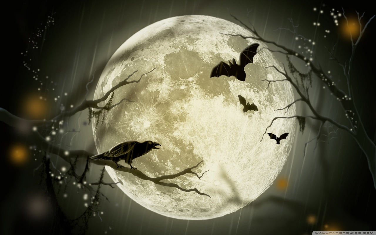 Halloween Moon Ultra HD Desktop Background Wallpaper for 4K UHD TV, Widescreen & UltraWide Desktop & Laptop, Tablet