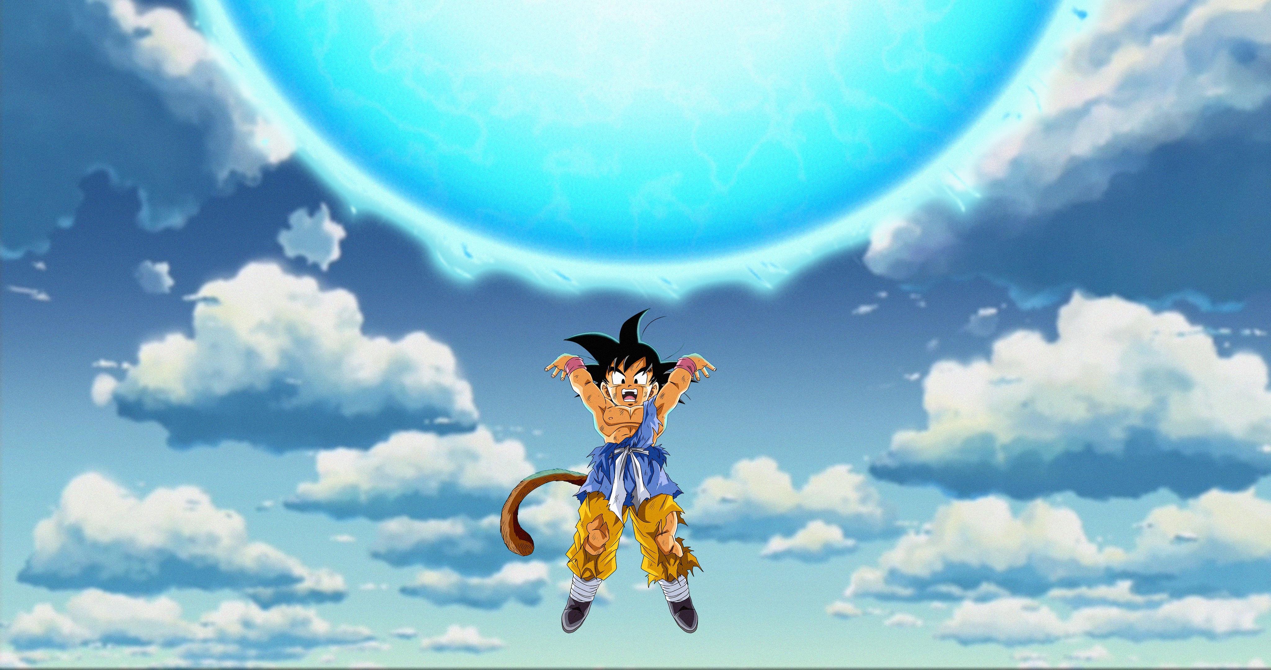 GT GOKU SPIRIT BOMB 4K WALLPAPER