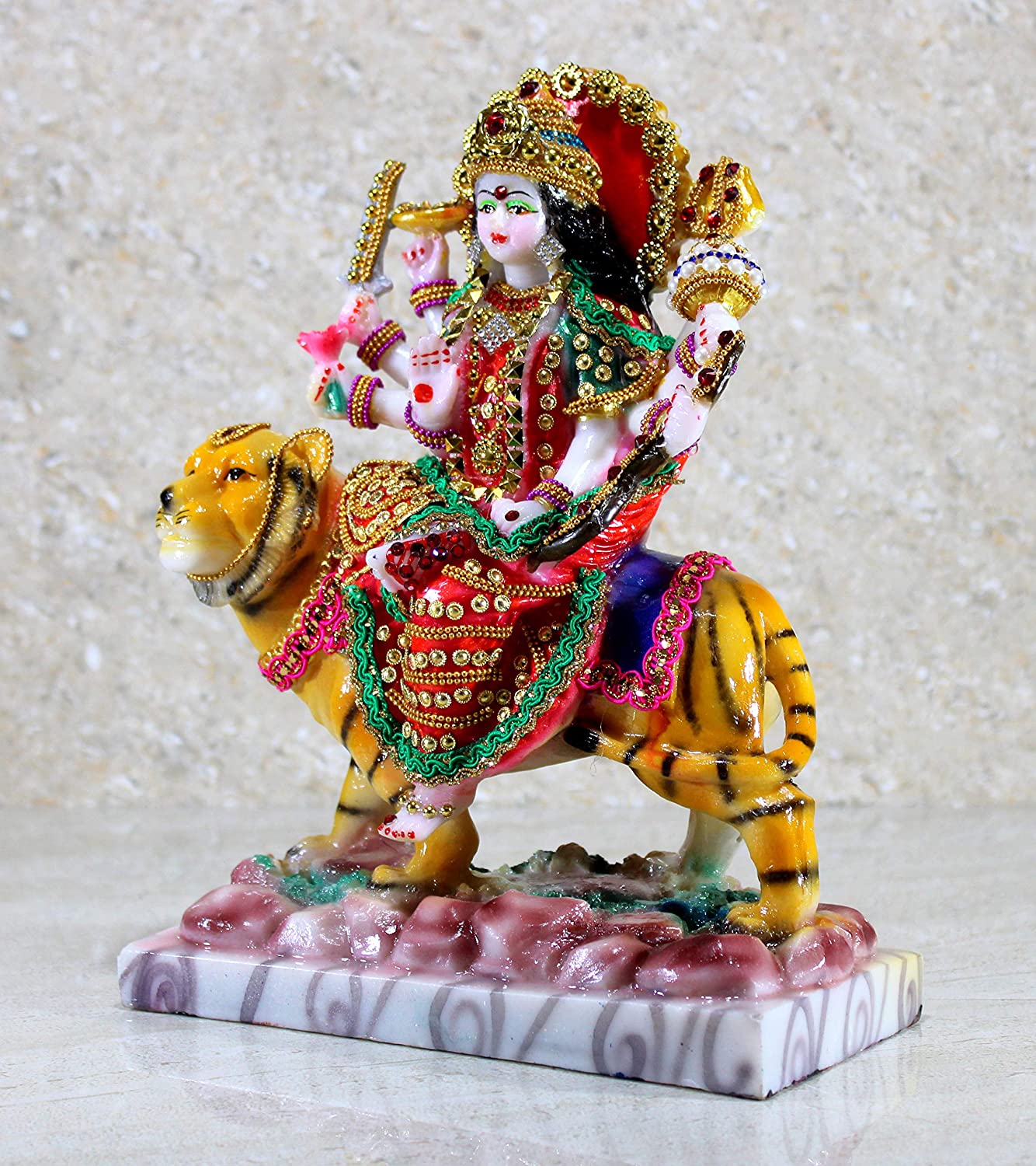 eSplanade Maa Durga MATA Rani Idol Statue Murti Moorti for Home Mandir (10), Home & Kitchen